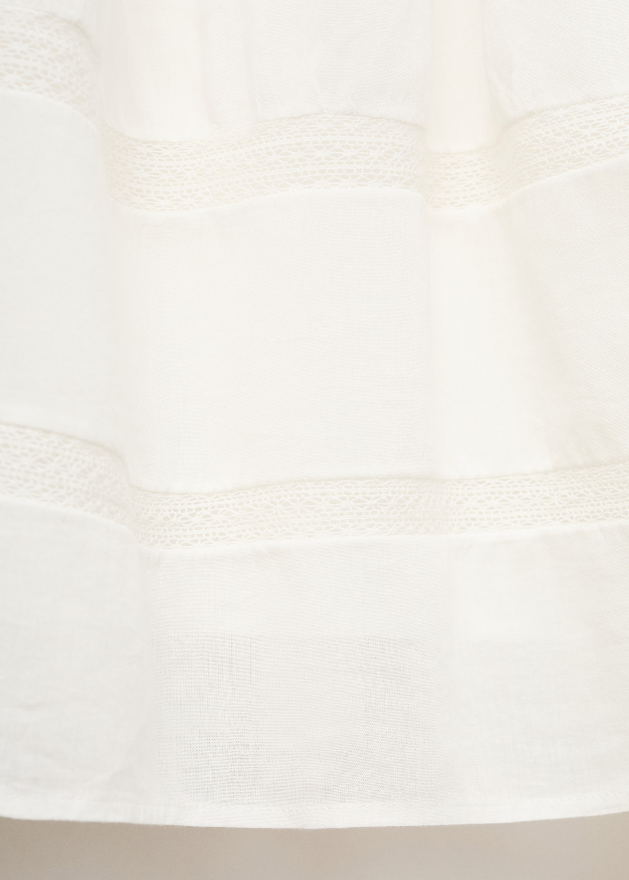 Lace cotton skirt - Details of the article 0
