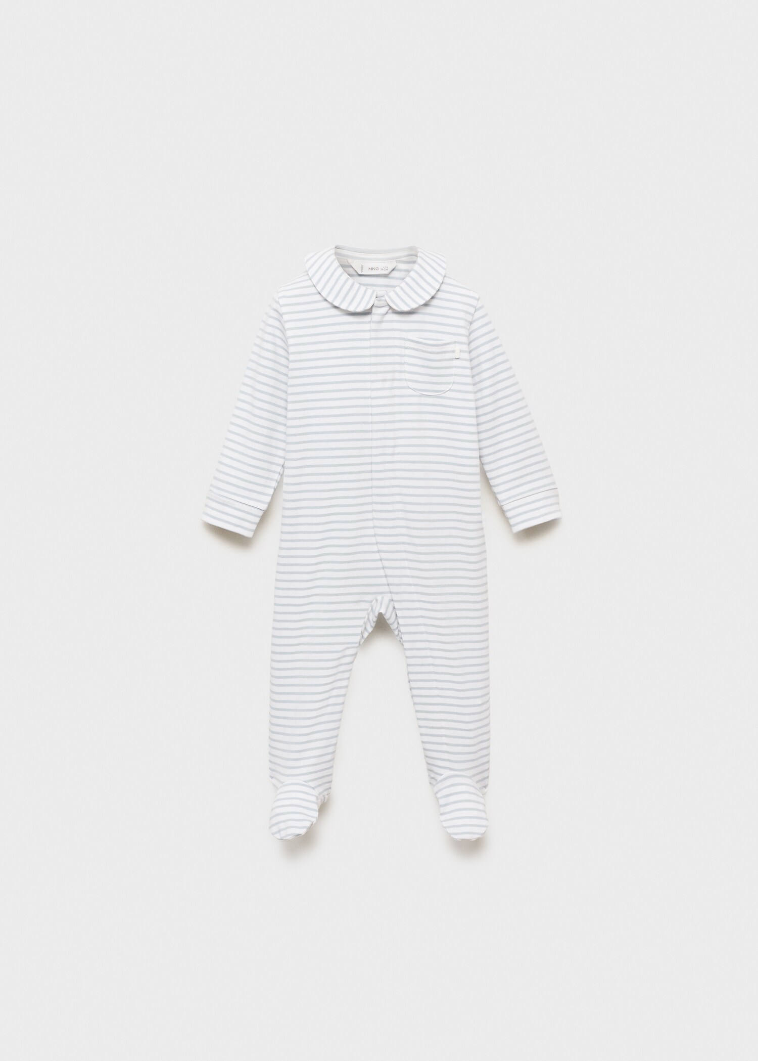 Striped bodysuit pyjamas - Article without model