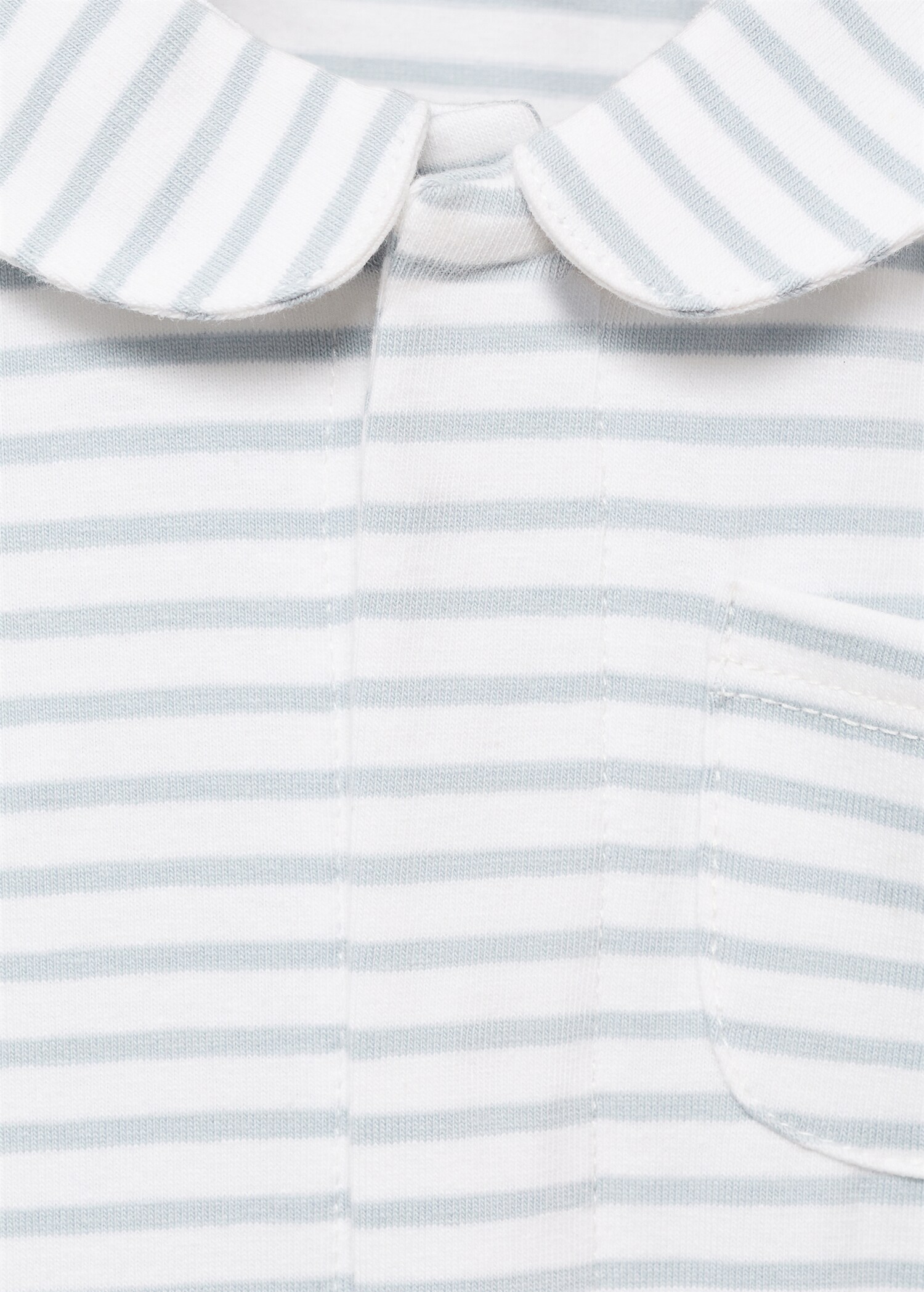 Striped bodysuit pyjamas - Details of the article 8