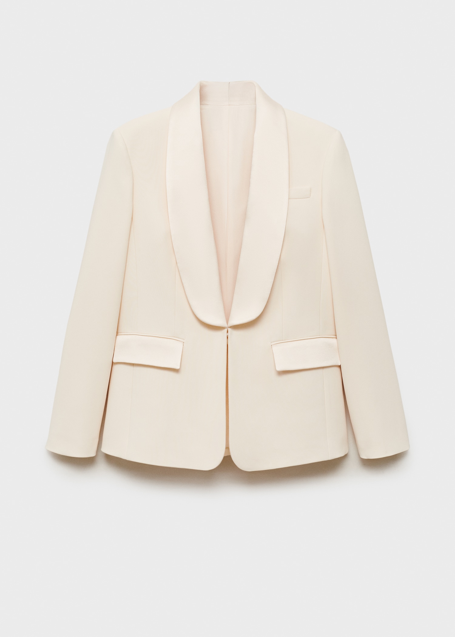 Laosu Veste Blazer Originale Femme Tailleur Femme Beige LADI TREND