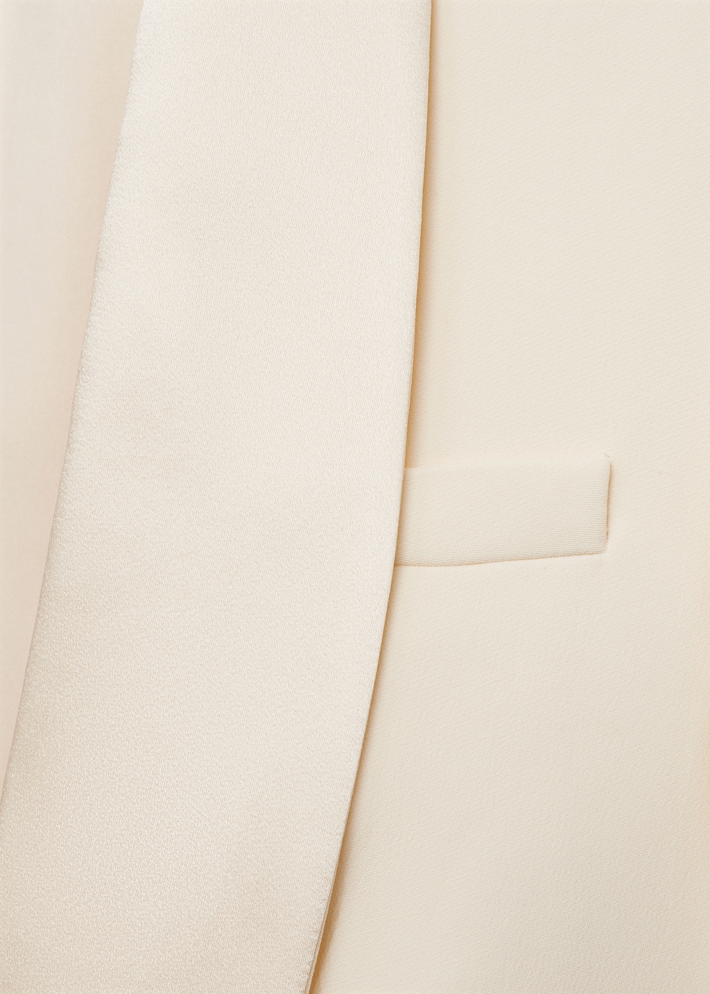 Suit blazer with satin lapels