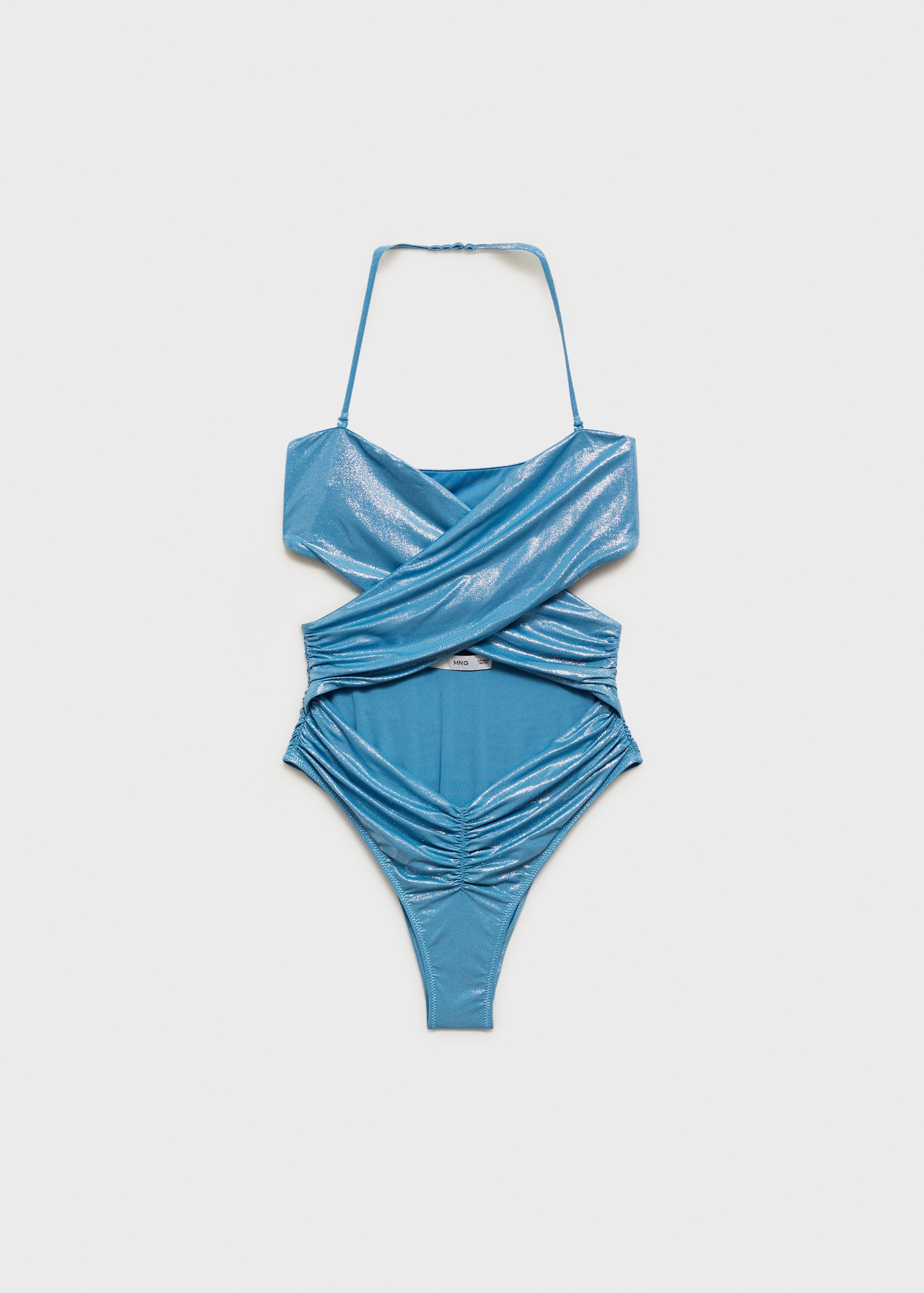 Swimsuit with a shiny finish and cut-out - Article without model