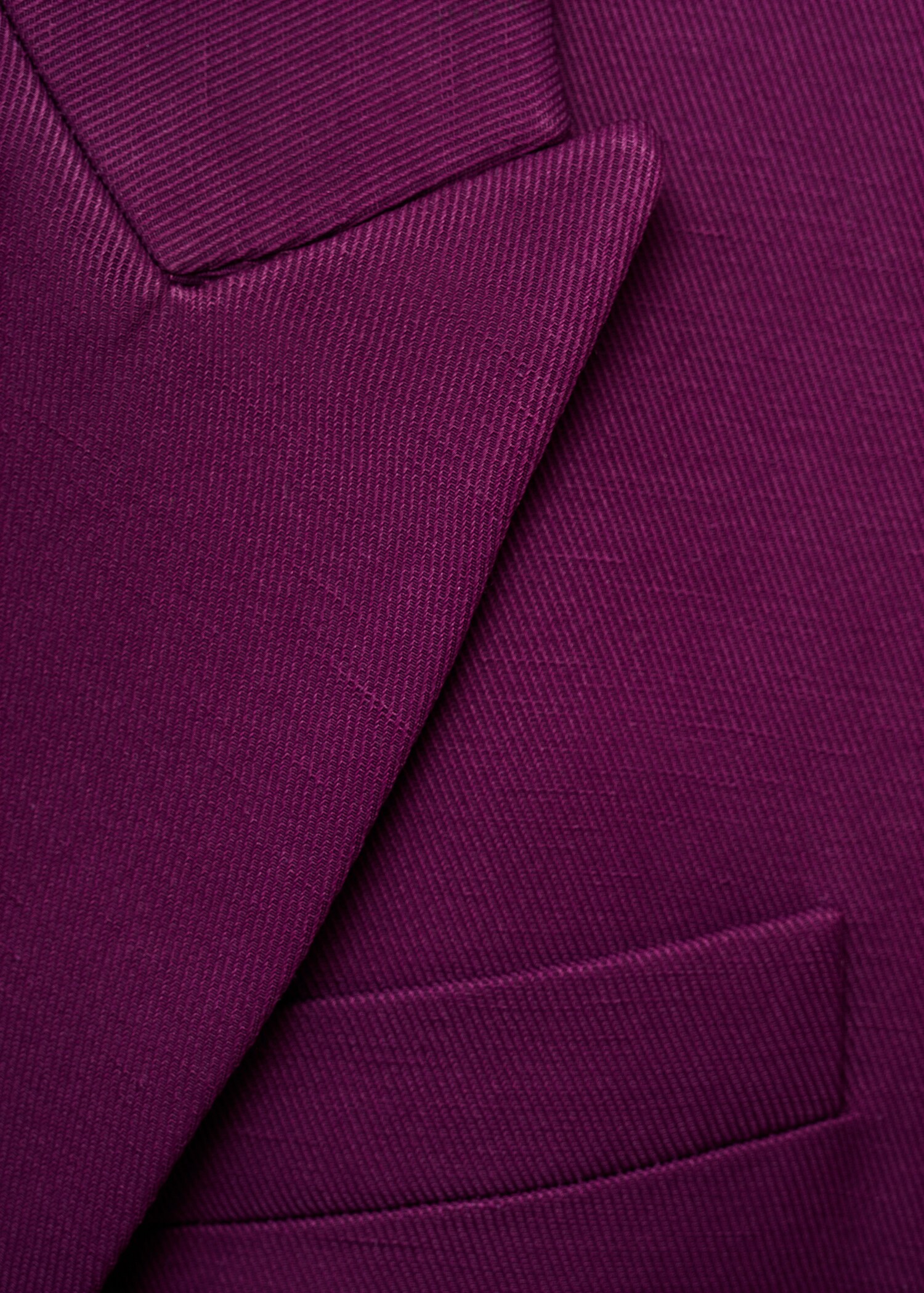 Linen-blend double-breasted suit jacket - Details of the article 8