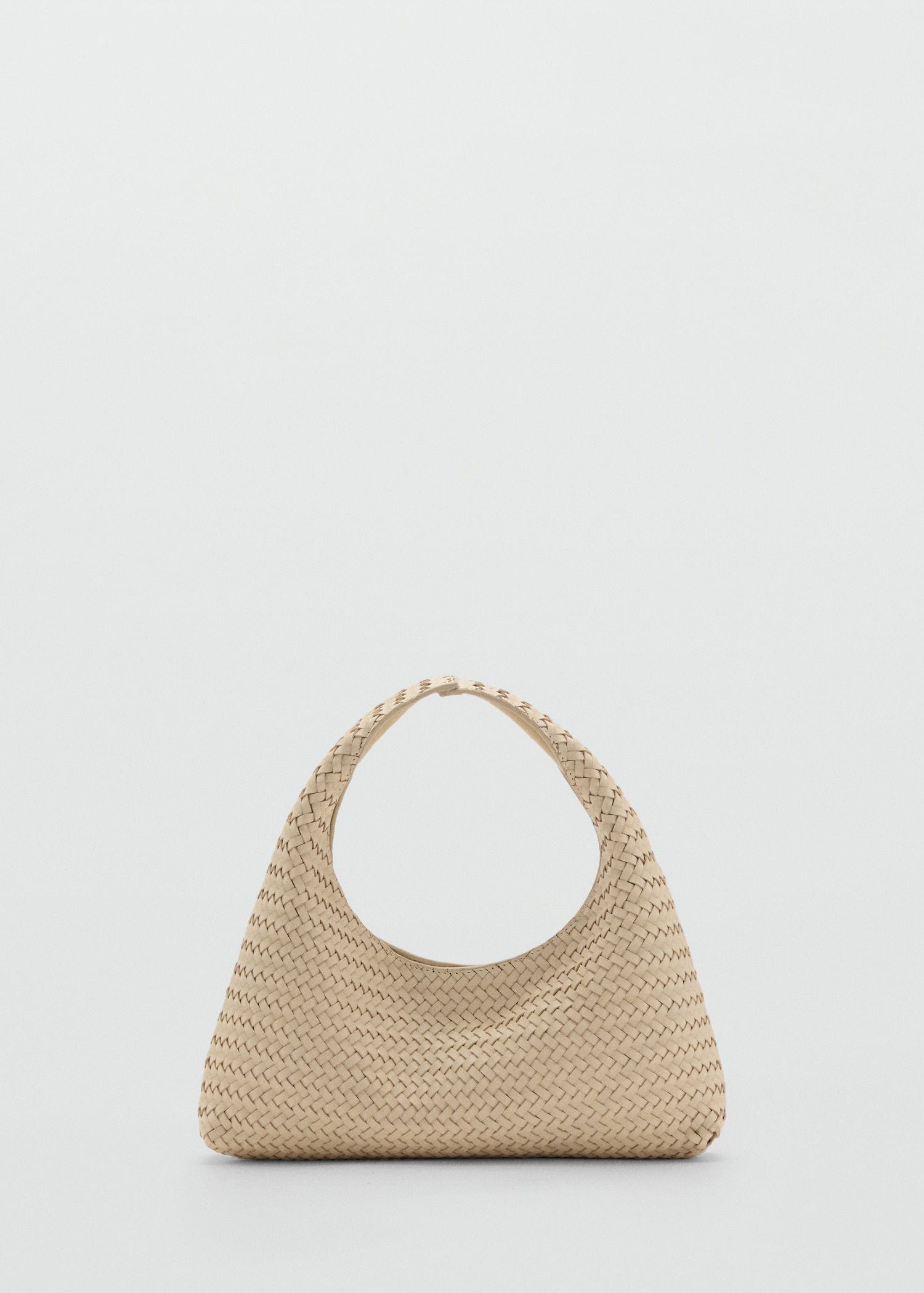 Braided leather handbag - Article without model