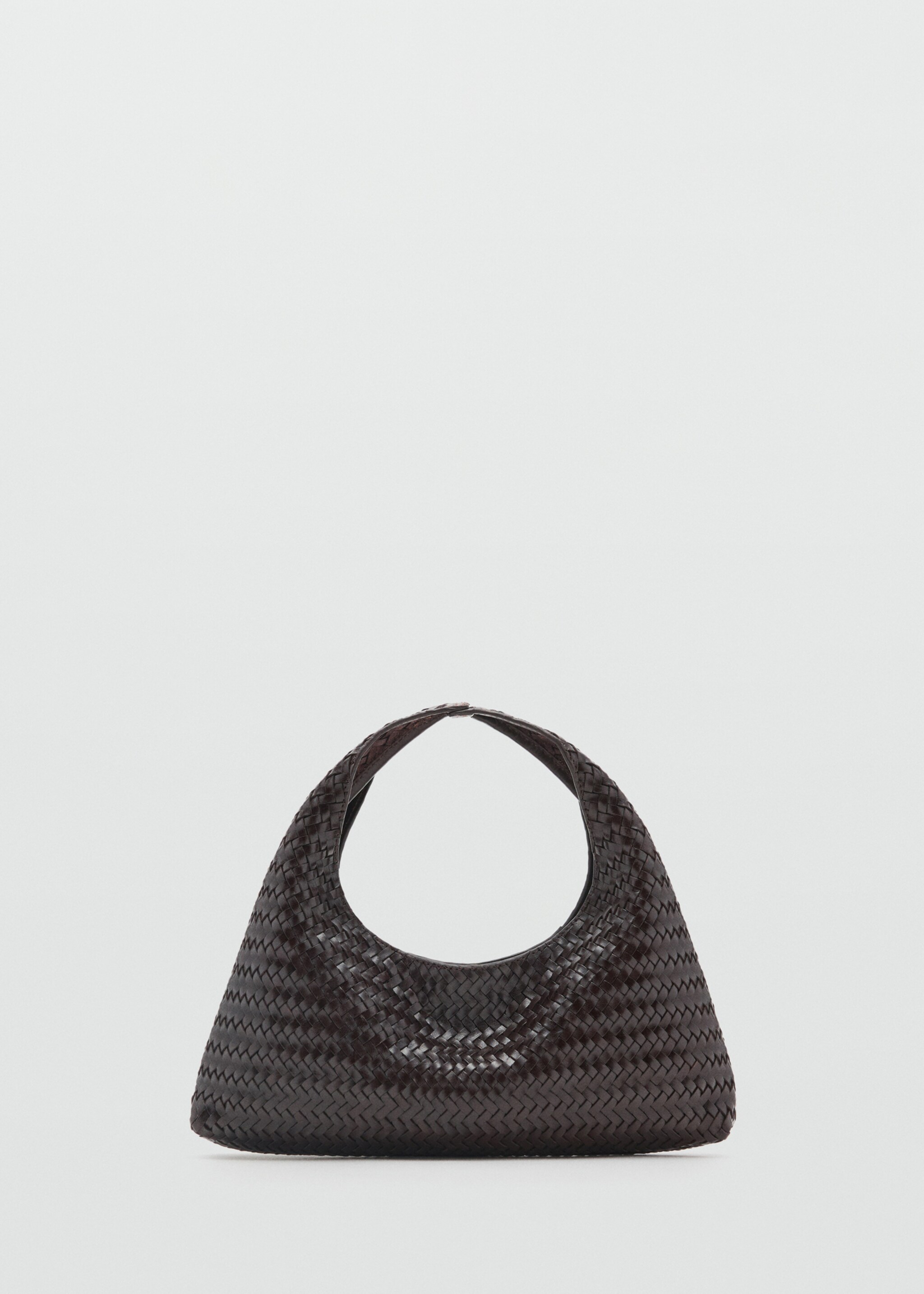 Braided leather handbag - Article without model