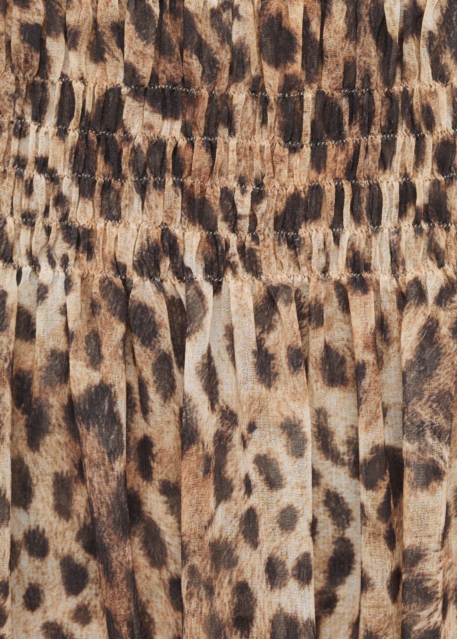 Falda maxi estampado leopardo - Detalle del artículo 0