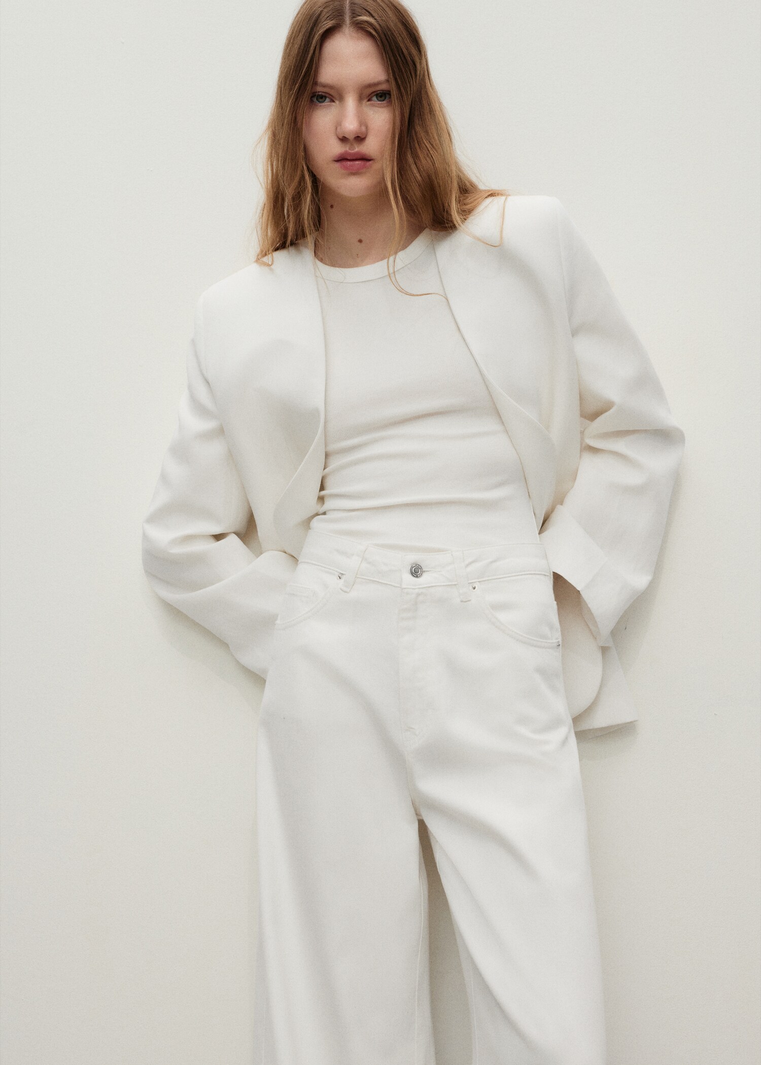 Wideleg-Jeans mit hohem Bund - Detail des Artikels 1