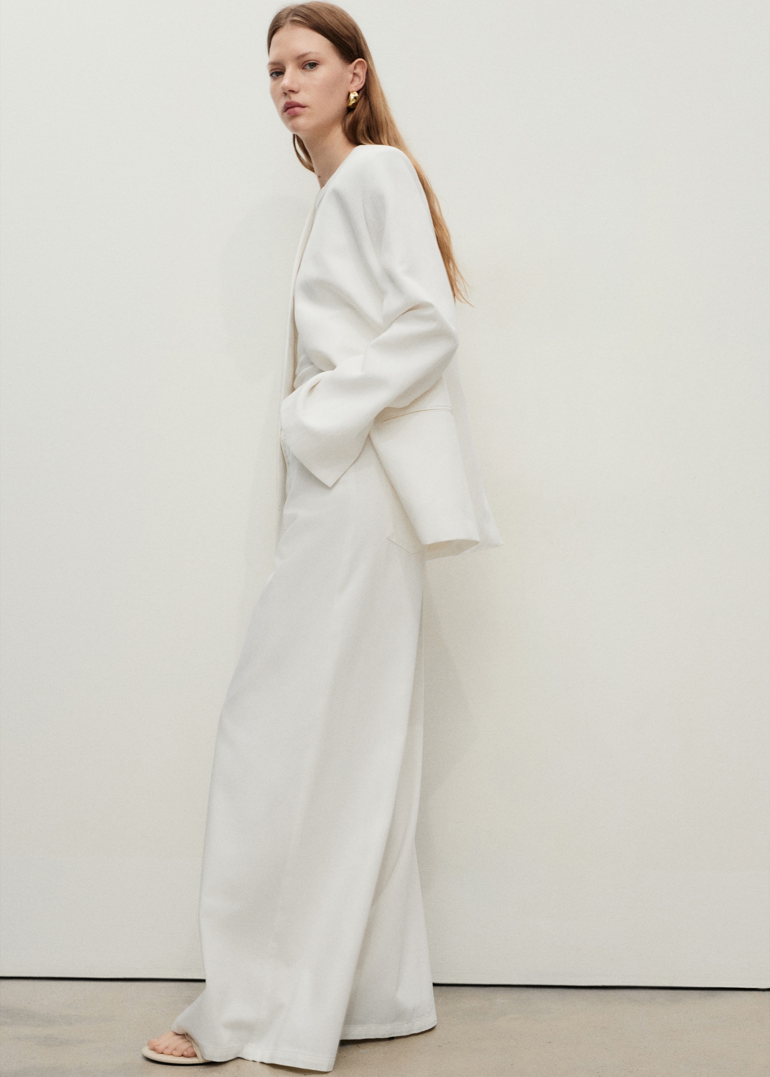 Wideleg-Jeans mit hohem Bund - Detail des Artikels 4