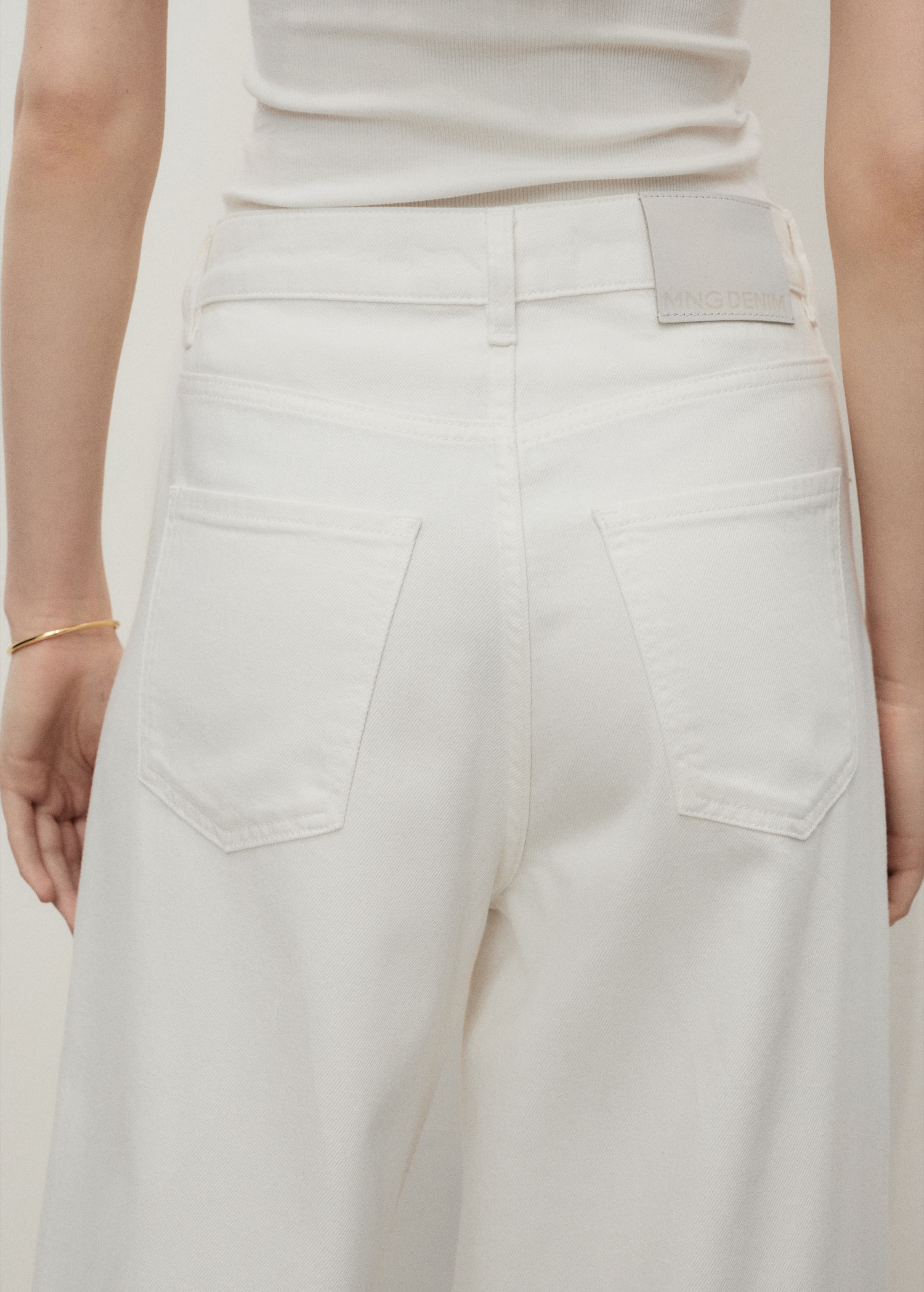Wideleg-Jeans mit hohem Bund - Detail des Artikels 6