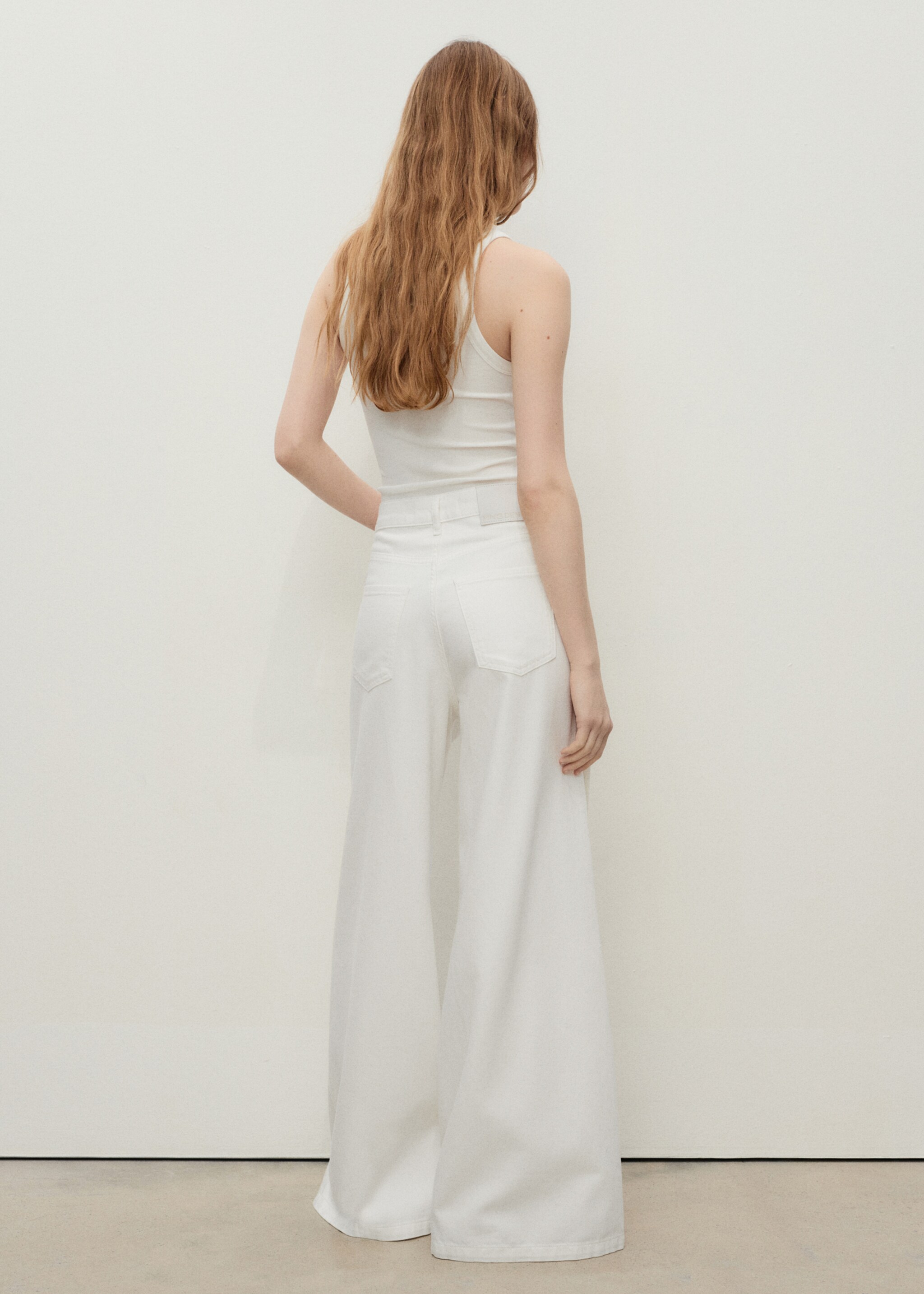 High-rise wideleg jeans - Reverse of the article