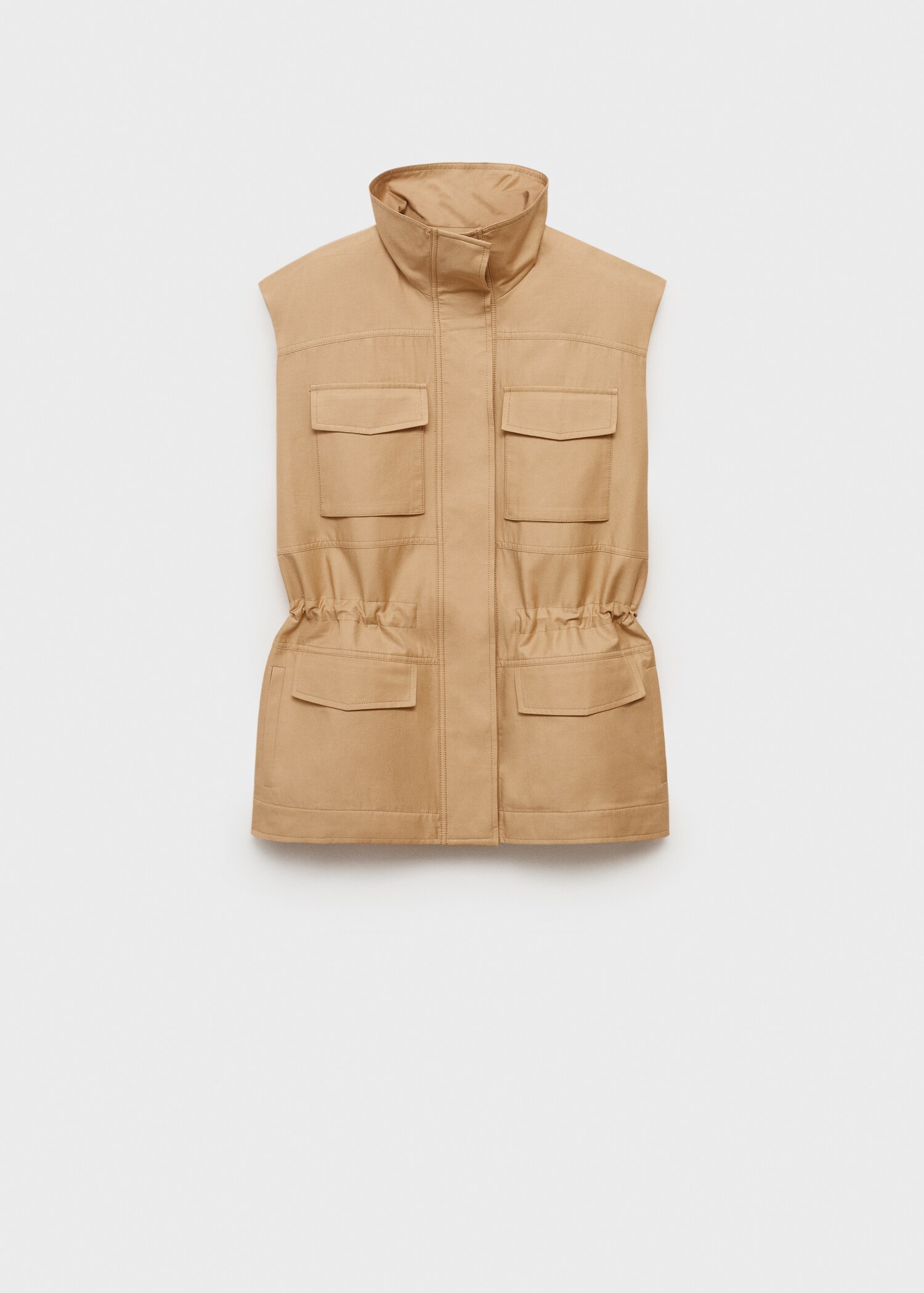 Gilet oversize poches cargo - Article sans modèle