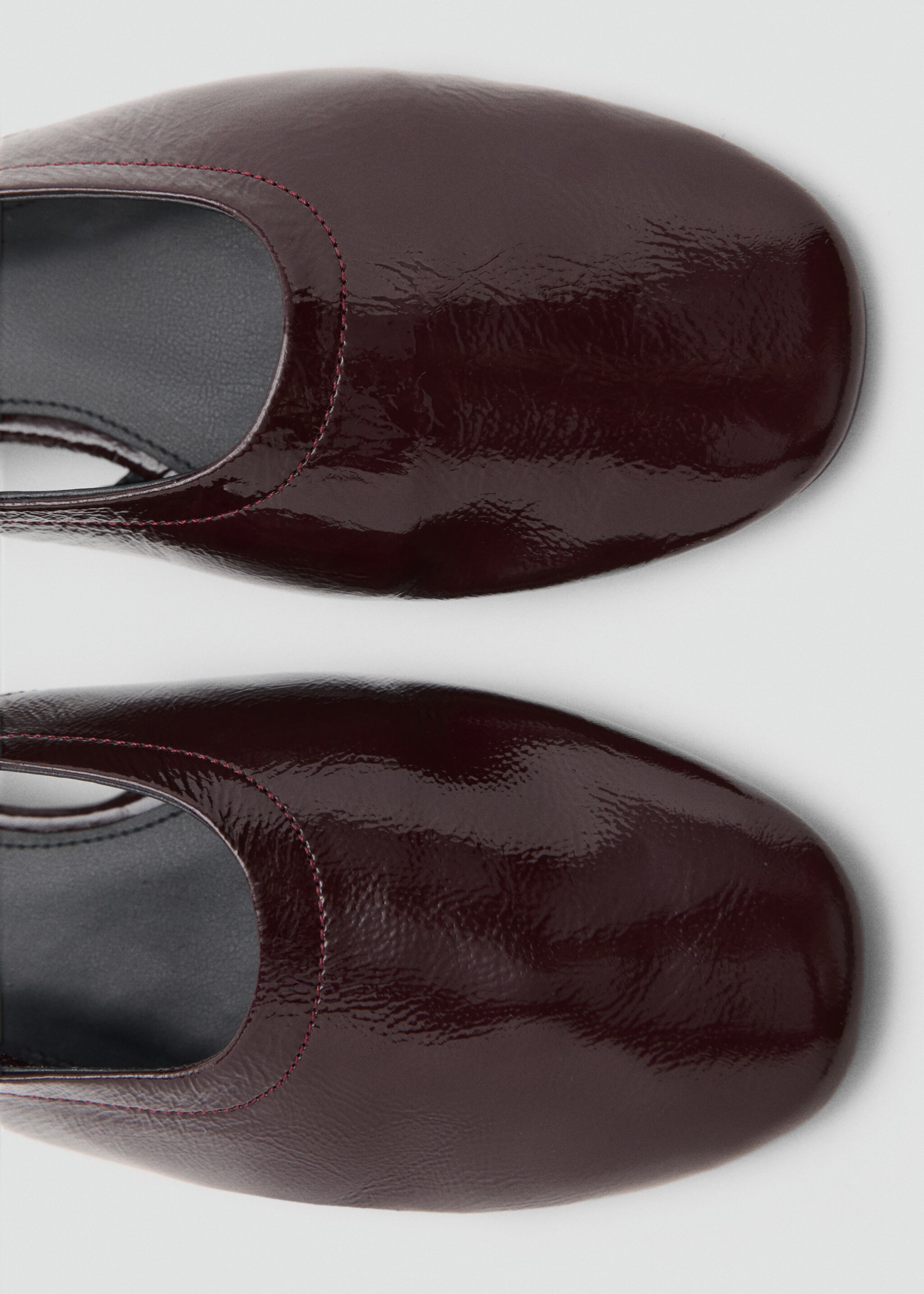Block heel leather shoes - Details of the article 2