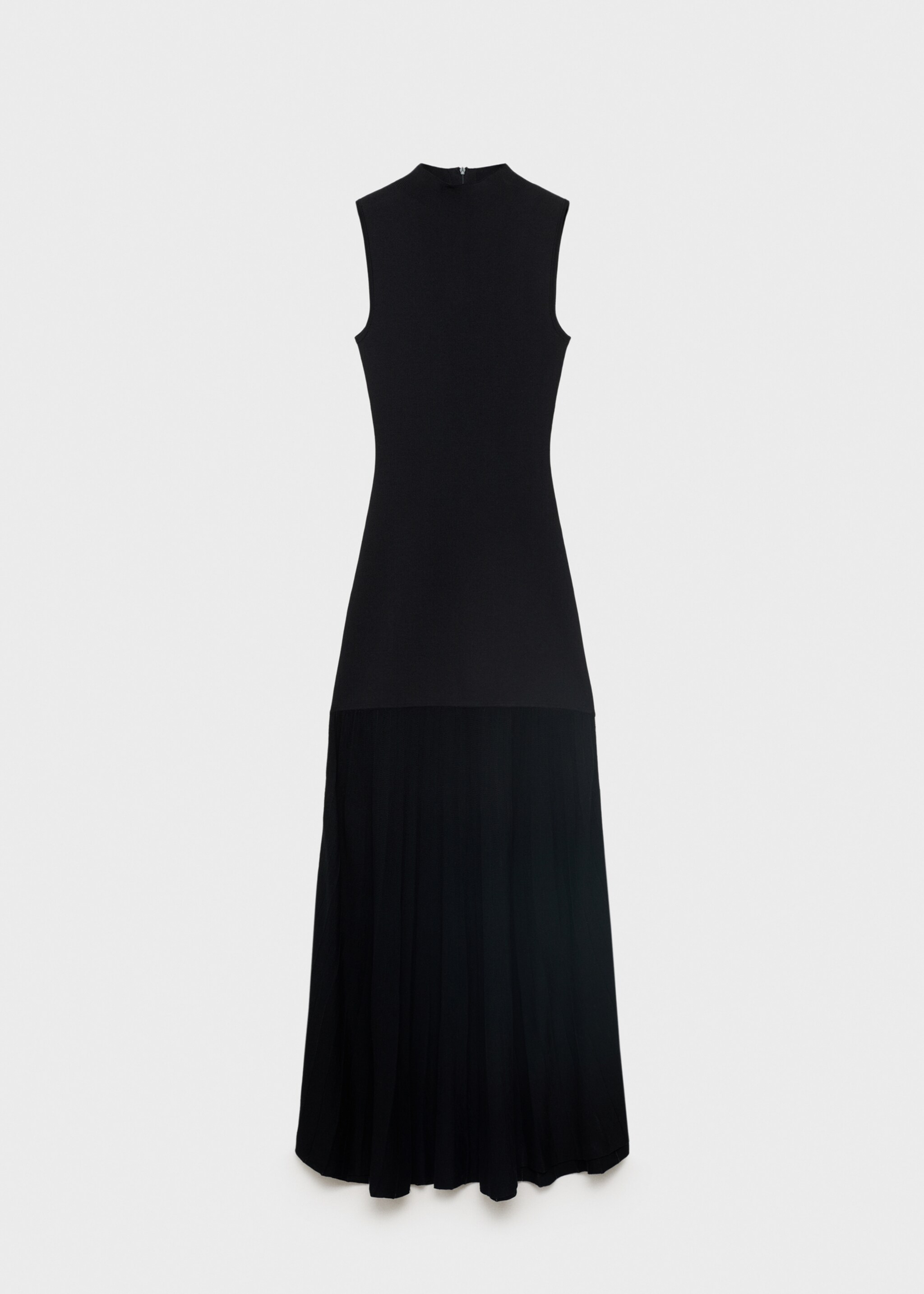 Combined dress with perkins collar - Article without model