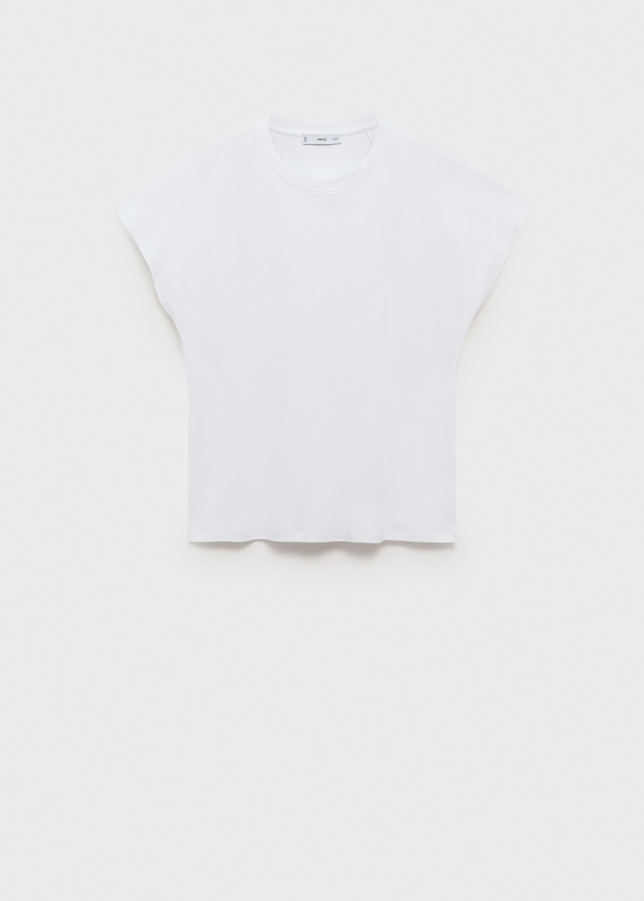 Rounded neck cotton t-shirt - Article without model