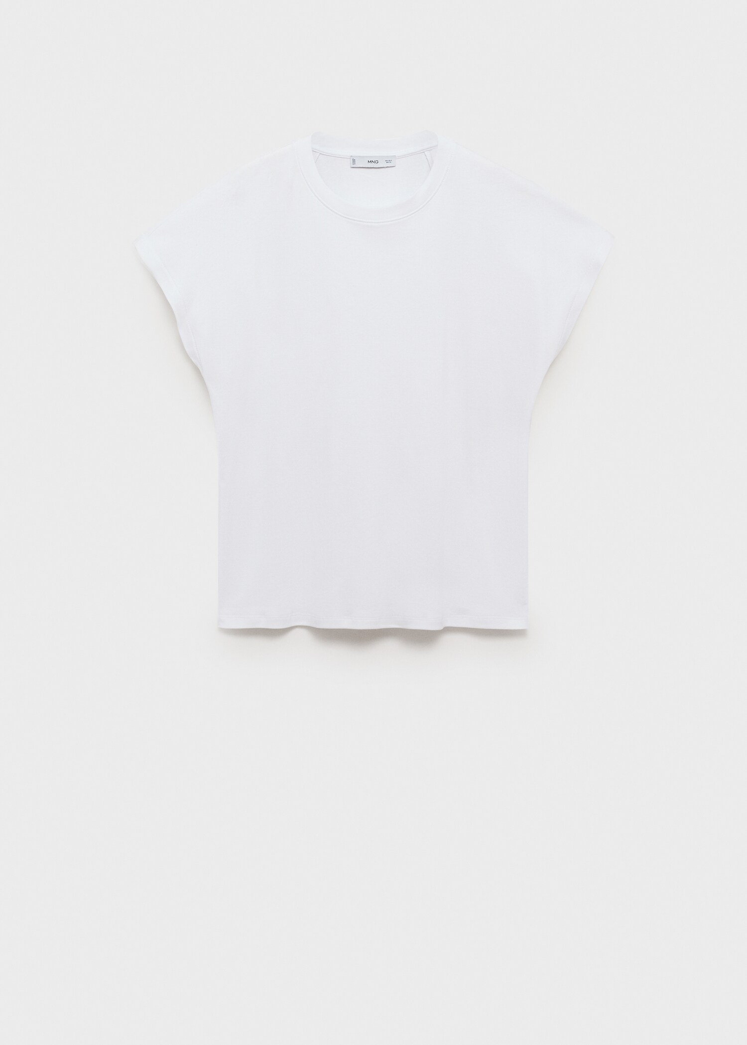 Rounded neck cotton t-shirt - Article without model