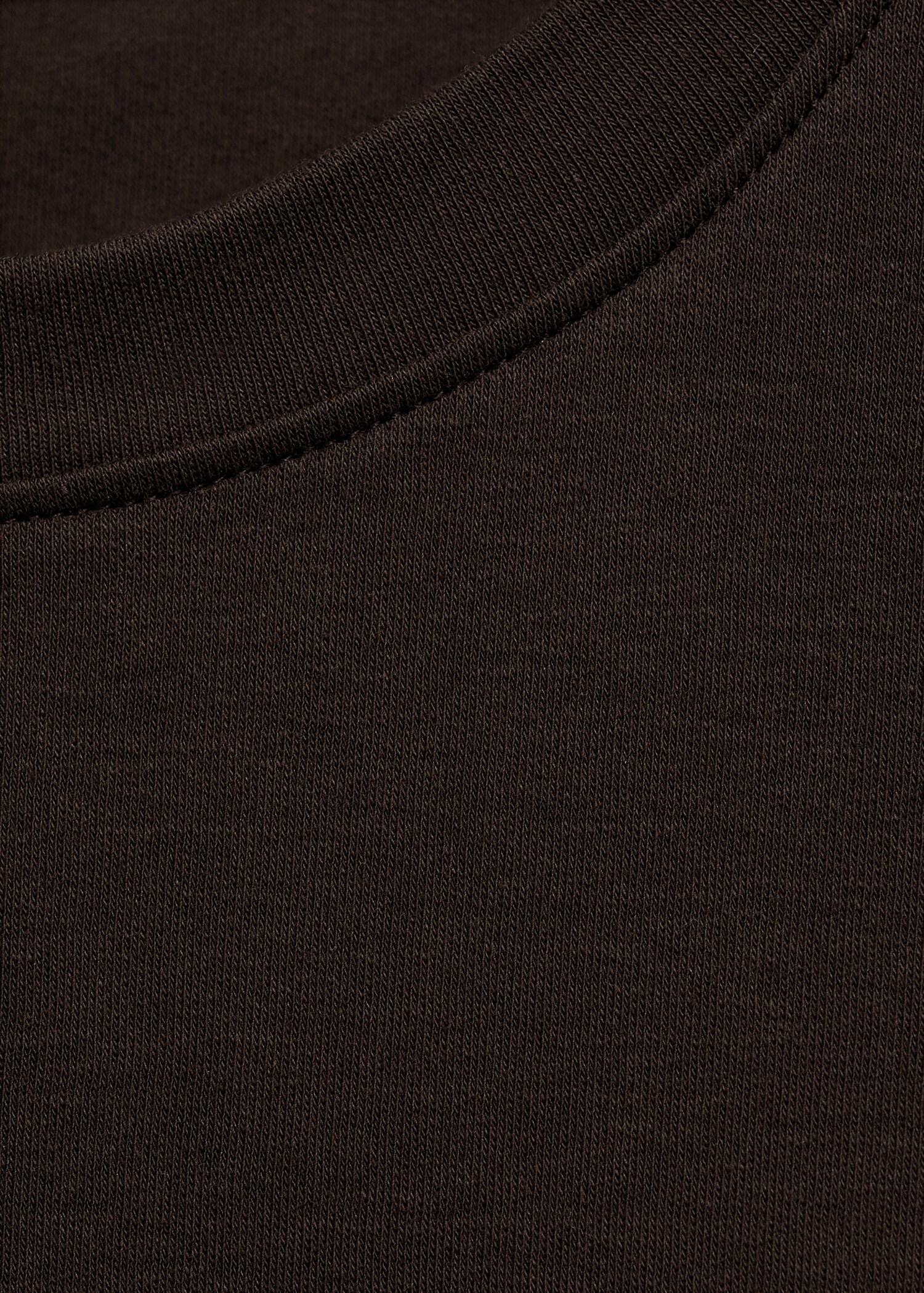 Rounded neck cotton t-shirt - Details of the article 8