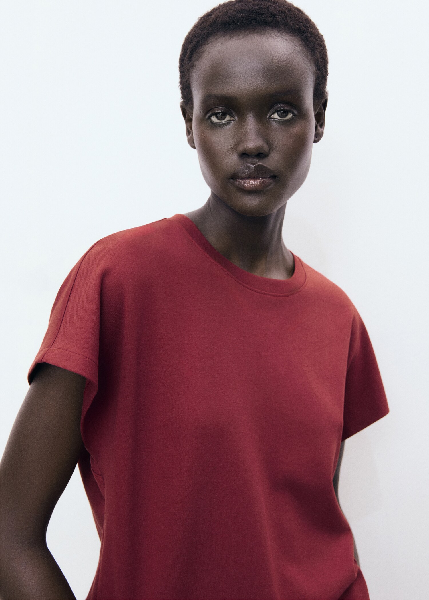 Camiseta algodón cuello redondo - Detalle del artículo 1