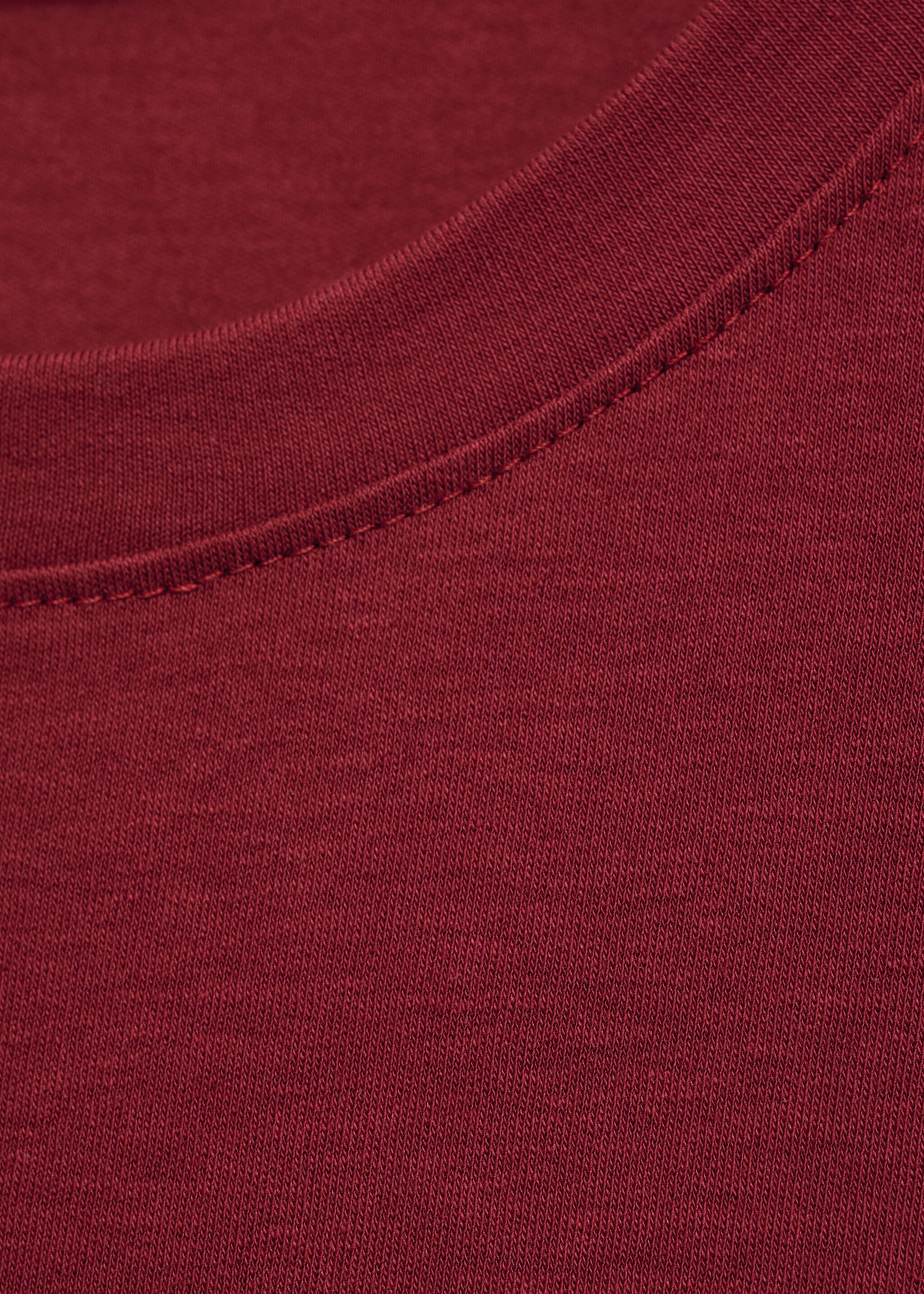 Rounded neck cotton t-shirt - Details of the article 8