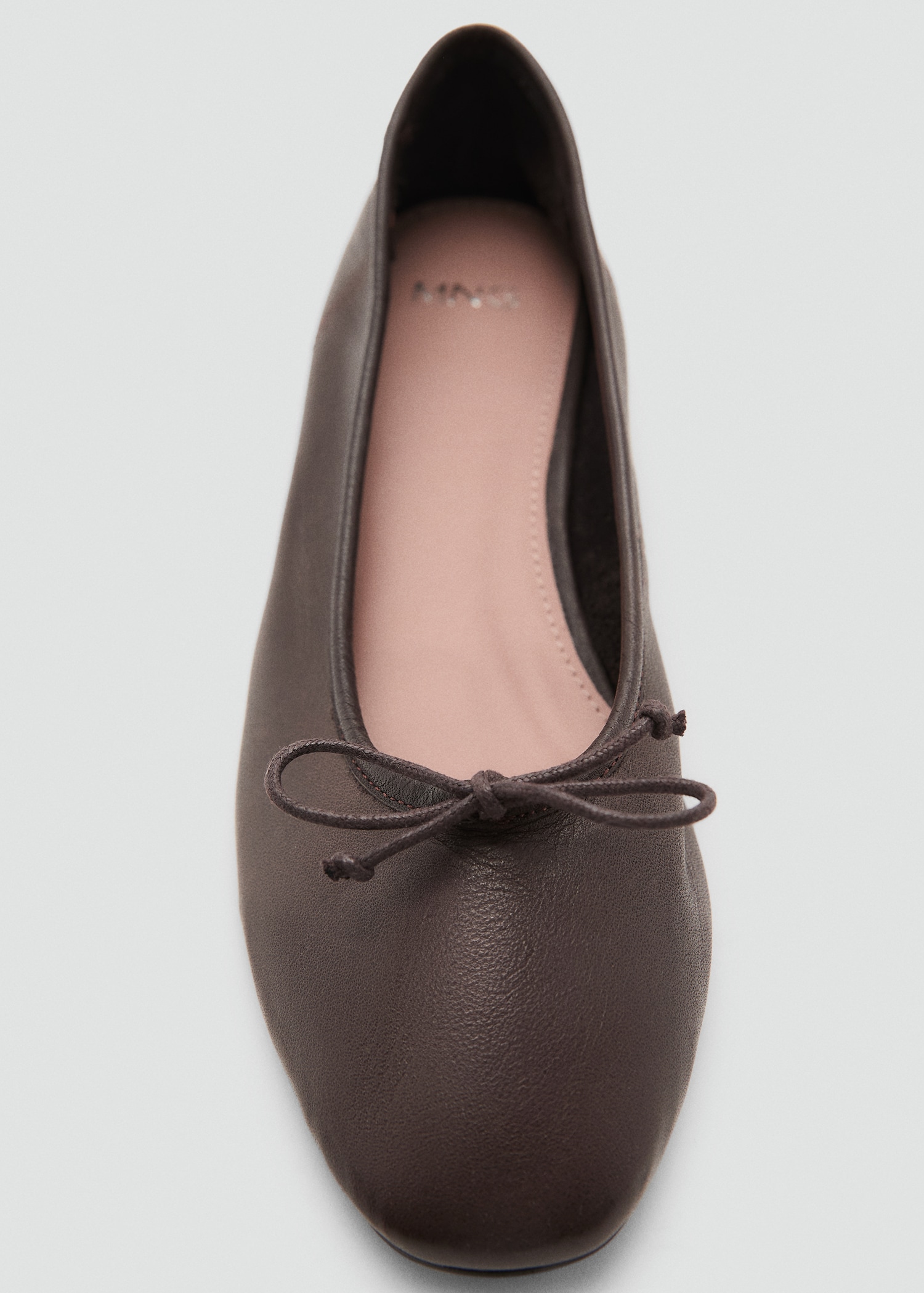 Leather ballet flats with bow - Details of the article 2