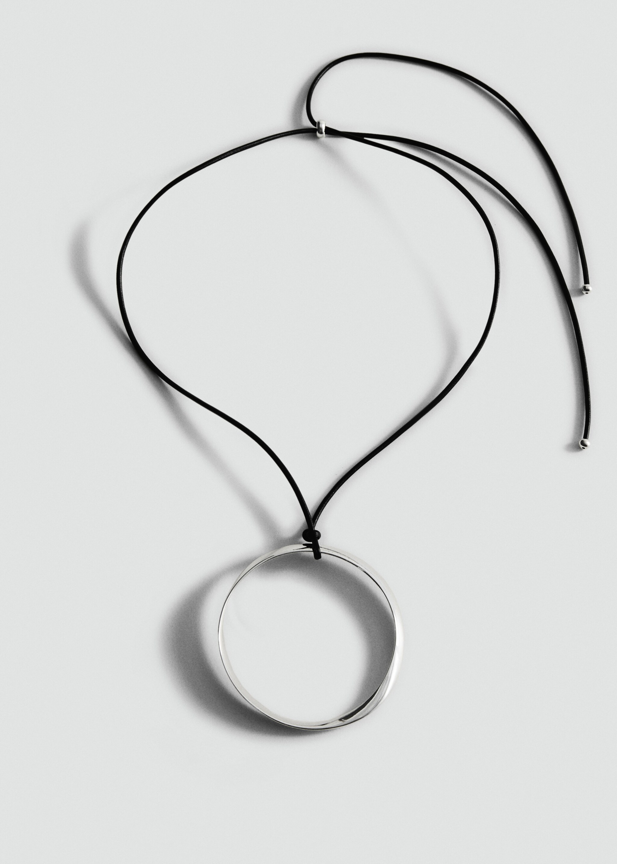 Halskette mit Ring-Anhänger - Artikel ohne Model, Silber. Ref: 17071288-00.