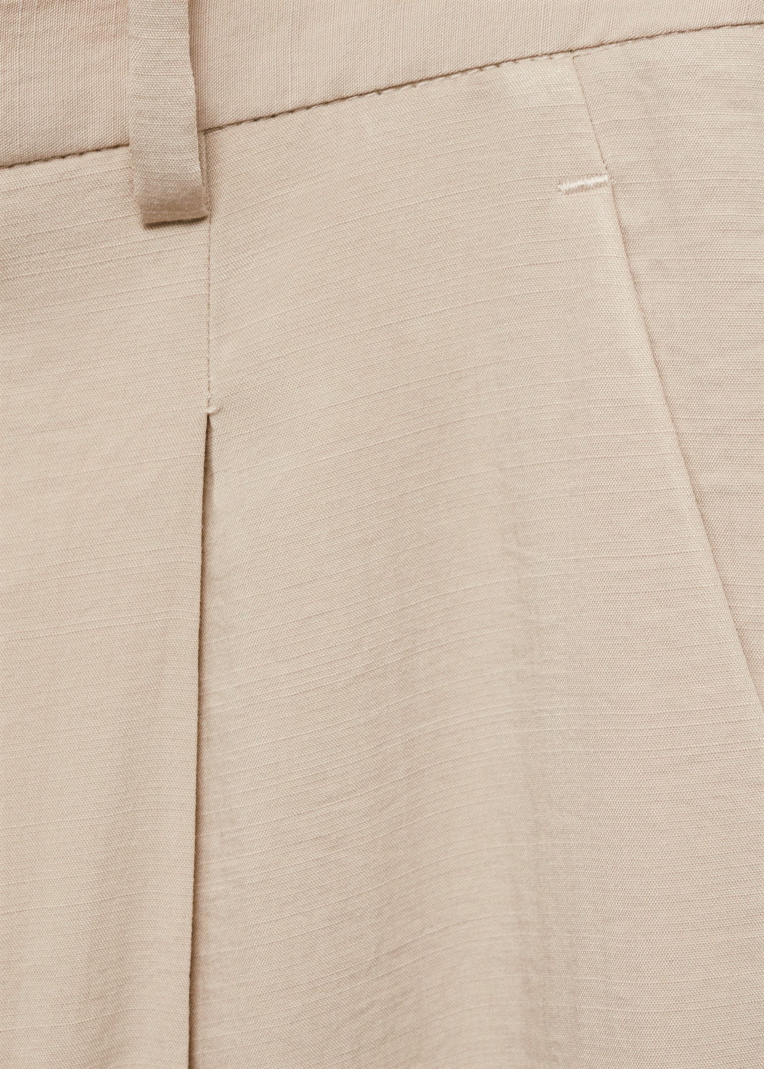 Wide-leg pleated trousers - Details of the article 0