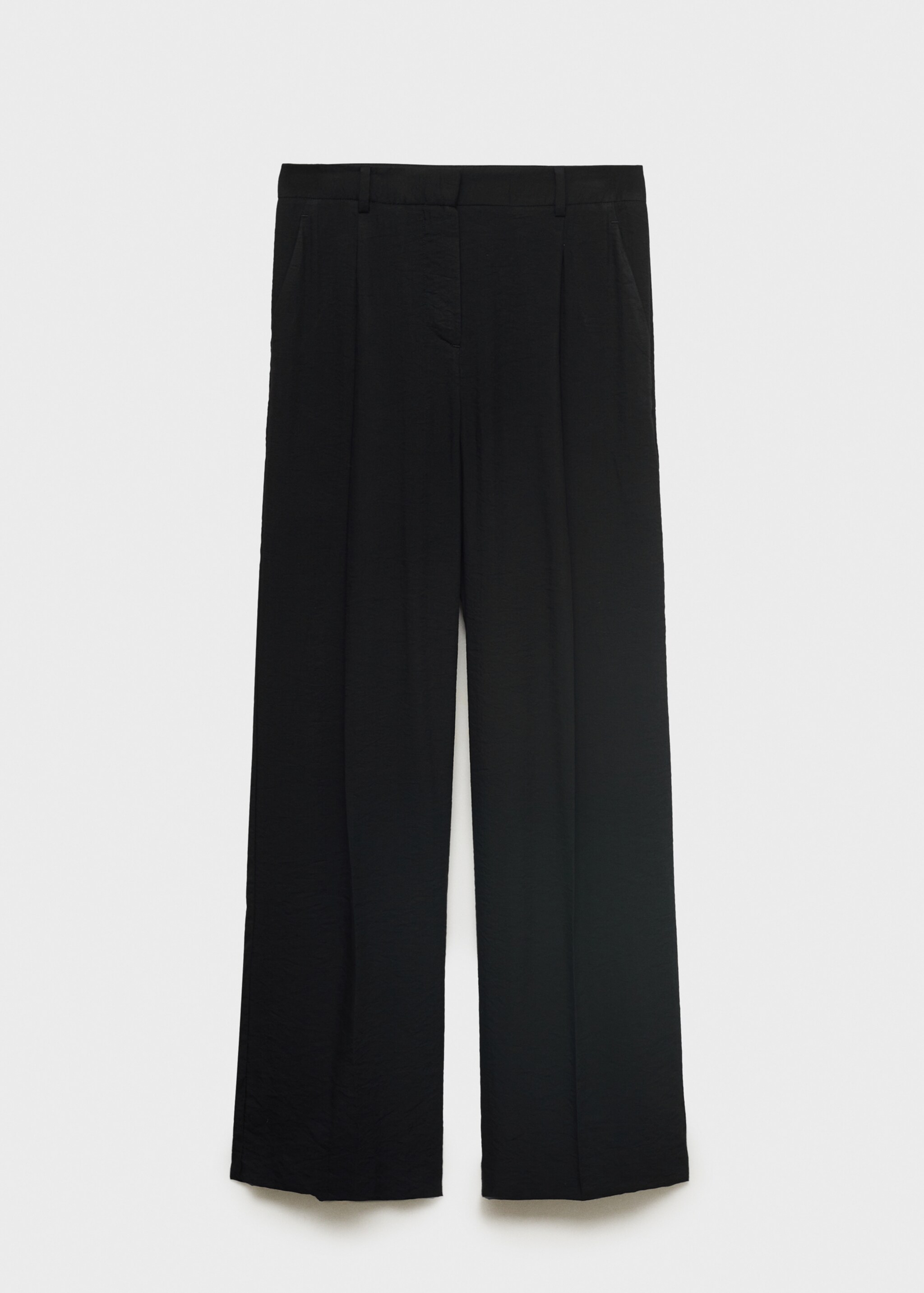 Wide-leg pleated trousers - Article without model