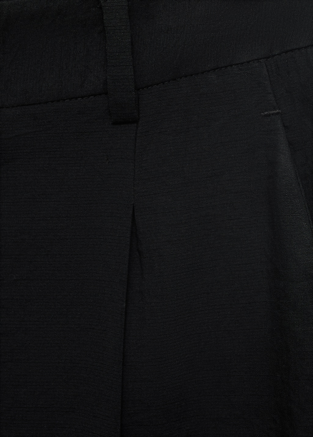 Wide leg pleated pants