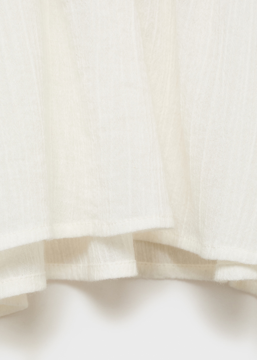 Halter top with ruffled detail