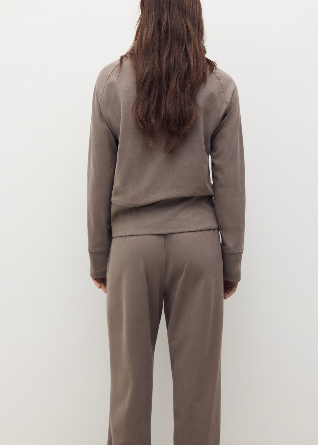 Fluid cotton sweatshirt - image 3