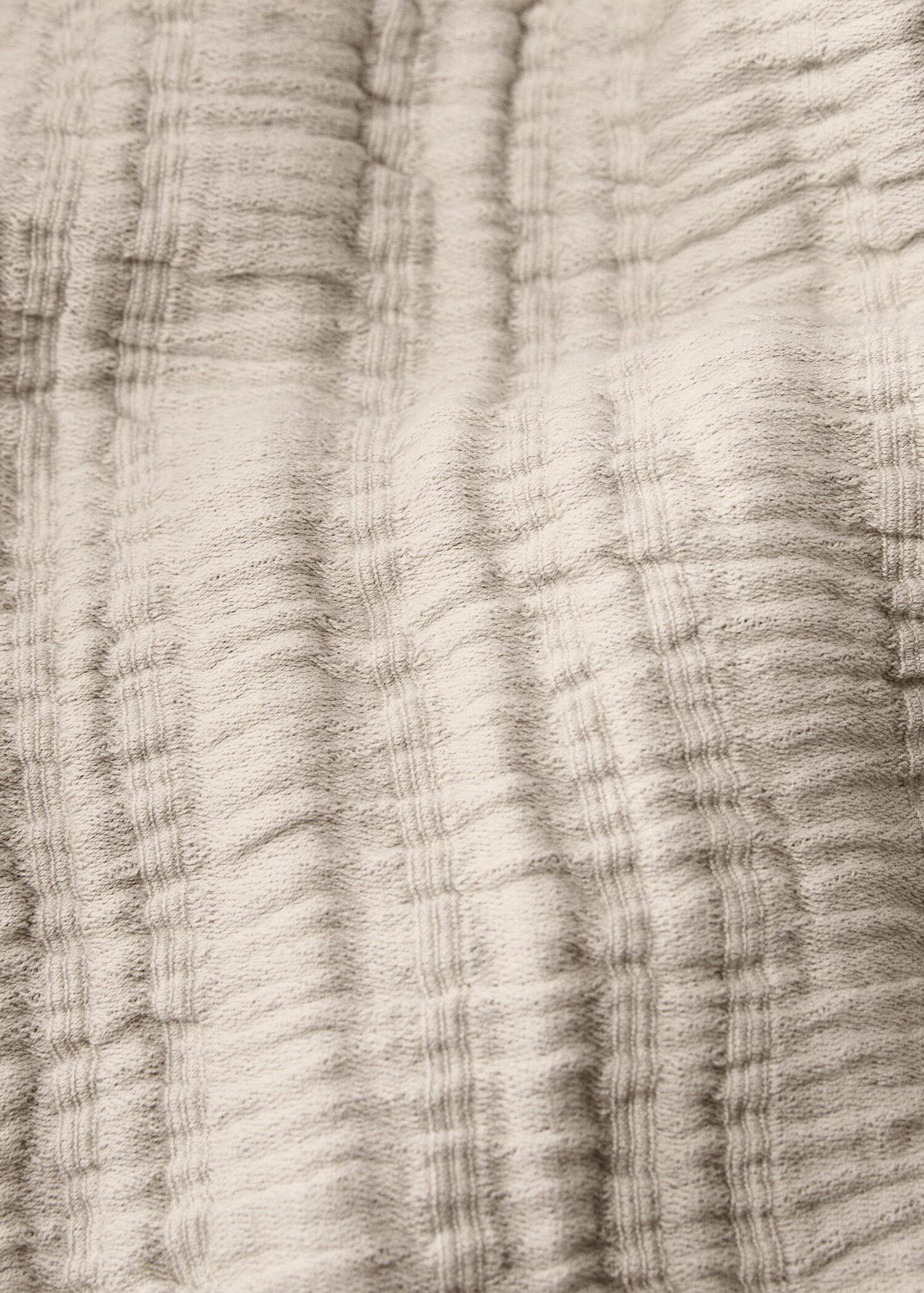 Tagesdecke aus Baumwolljacquard mit Streifen, Bett 130/150 cm - Detail des Artikels 1
