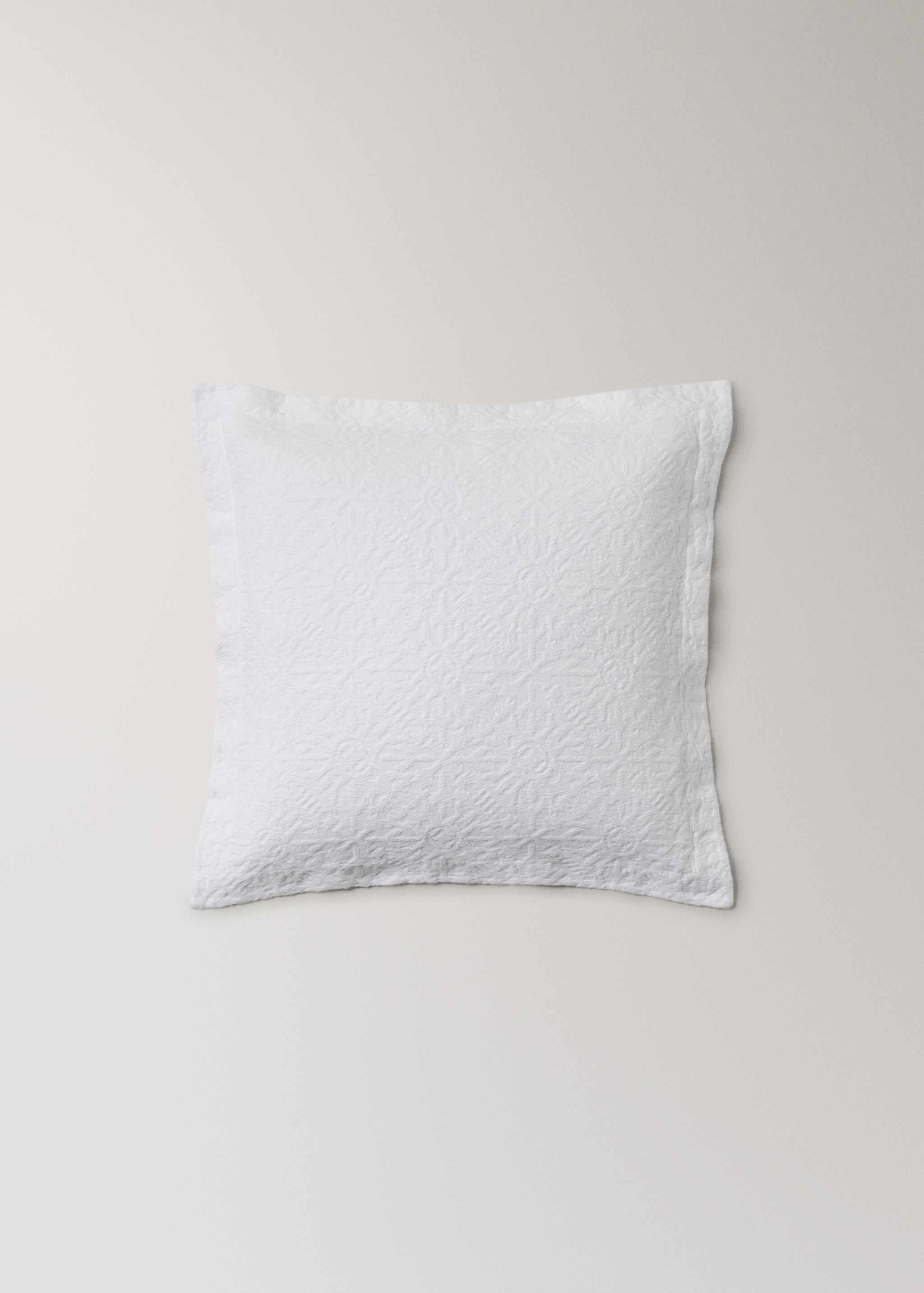 Housse de coussin en coton jacquard motif mosaïque 50x50 cm - Article sans modèle