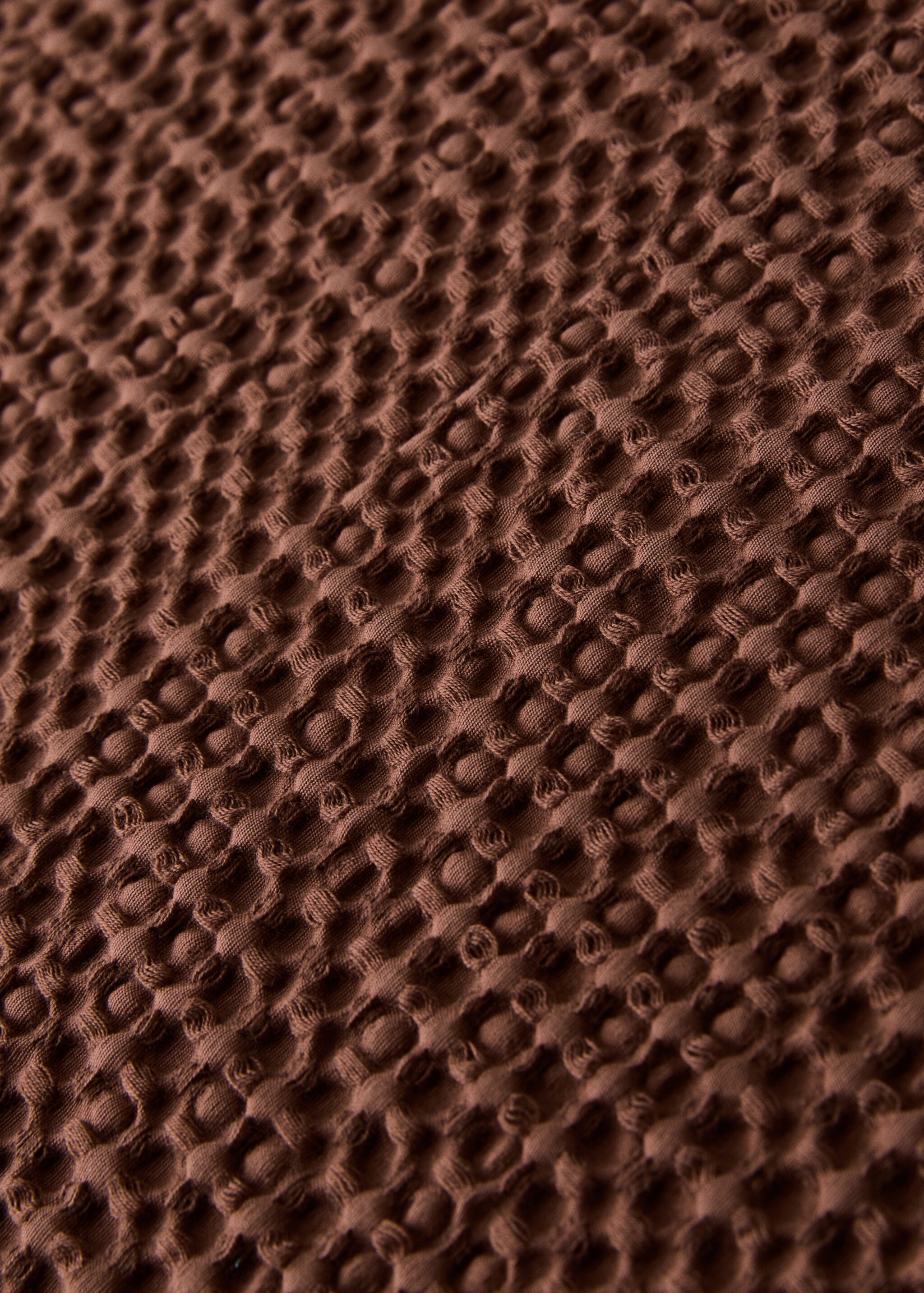 Bed cushion cas formen - Details of the article 3, Burnt Orange. Ref: 17071531-00.