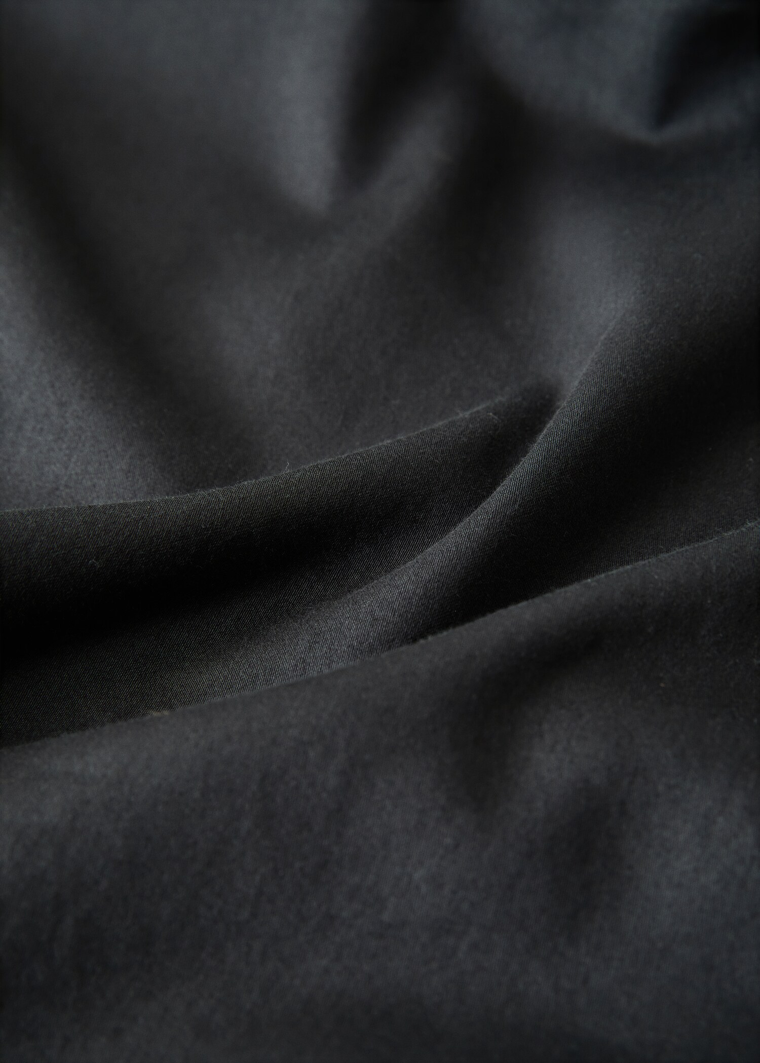 Spannbettlaken aus gewaschenem Baumwollsatin für 180 cm Bett - Detail des Artikels 2
