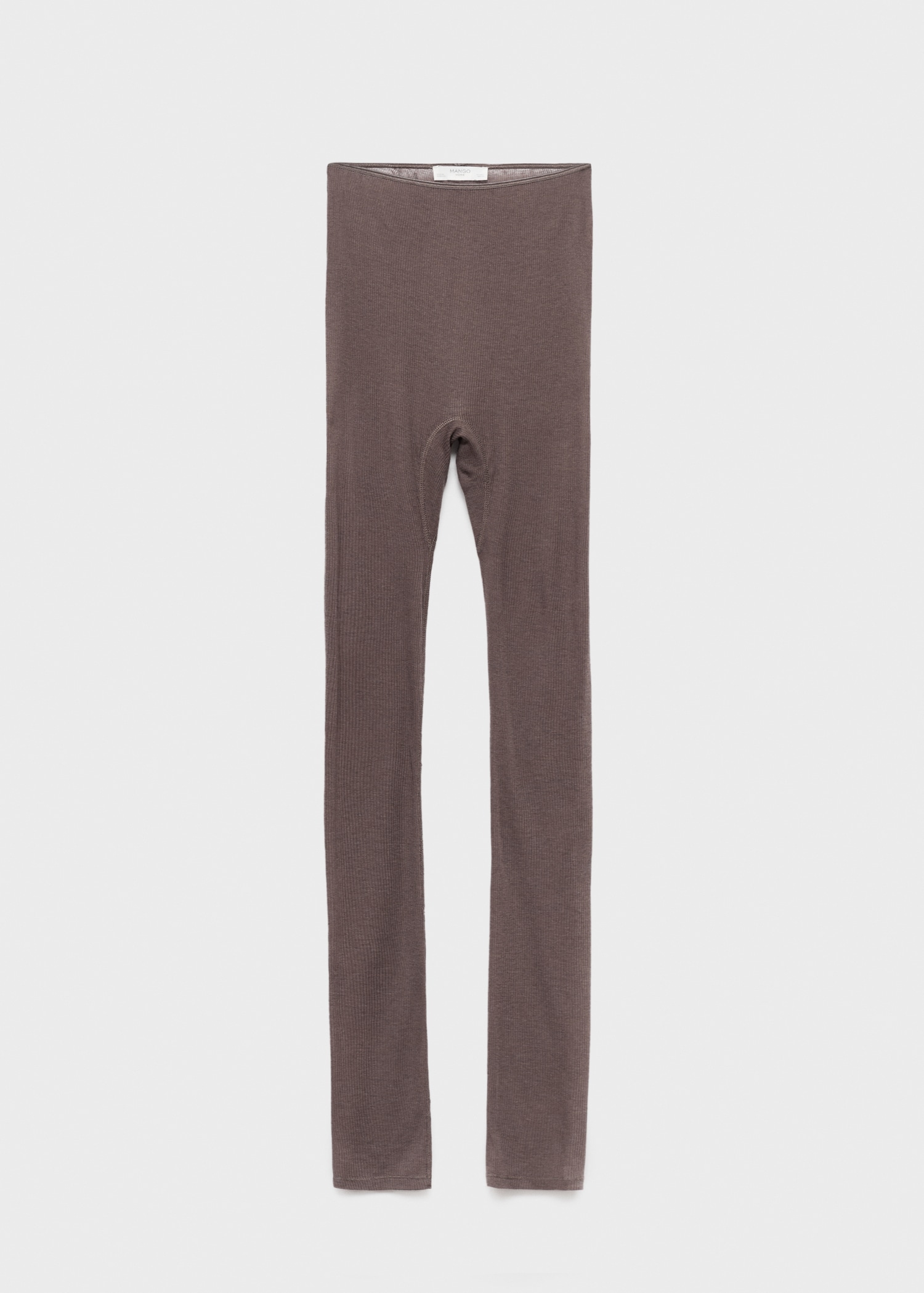 Ribbed pyjama leggings - Article without model