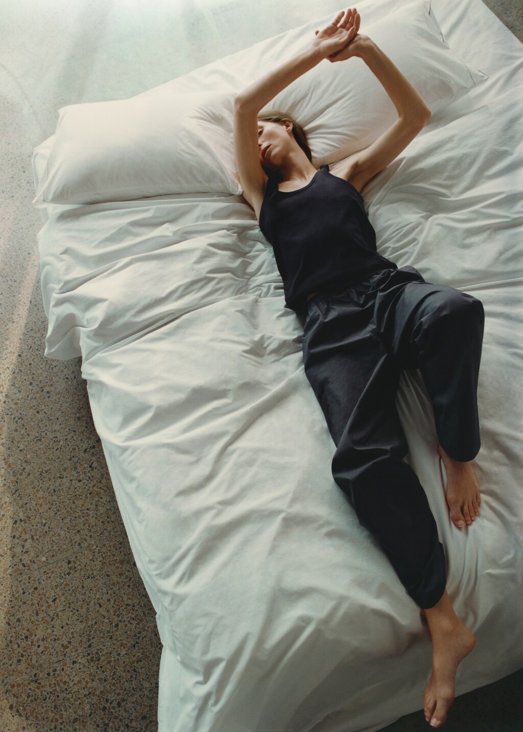 Cotton round-neck top