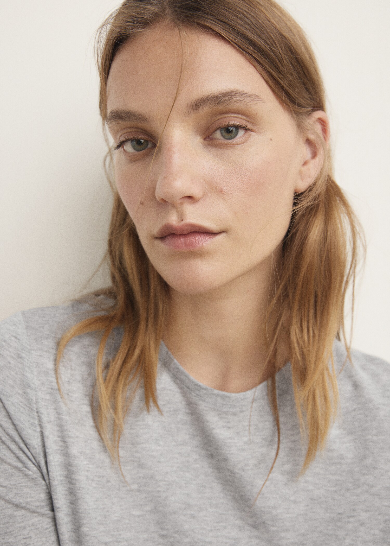 Lyocell cotton pyjama T-shirt - Details of the article 1