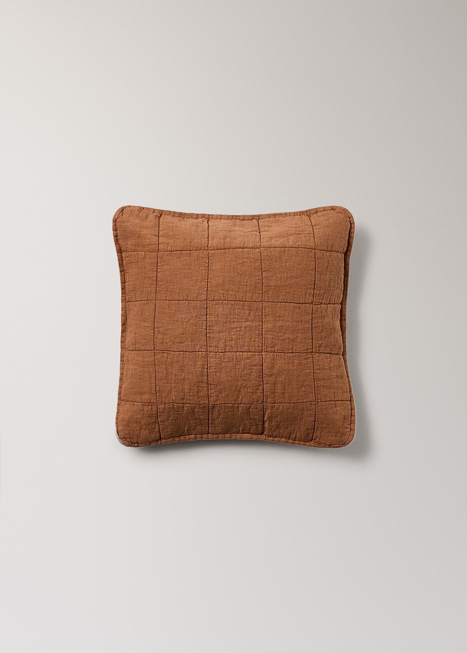 Linen-cotton garment-dyed children's bed cushion cover, 40x40 cm - Article without model