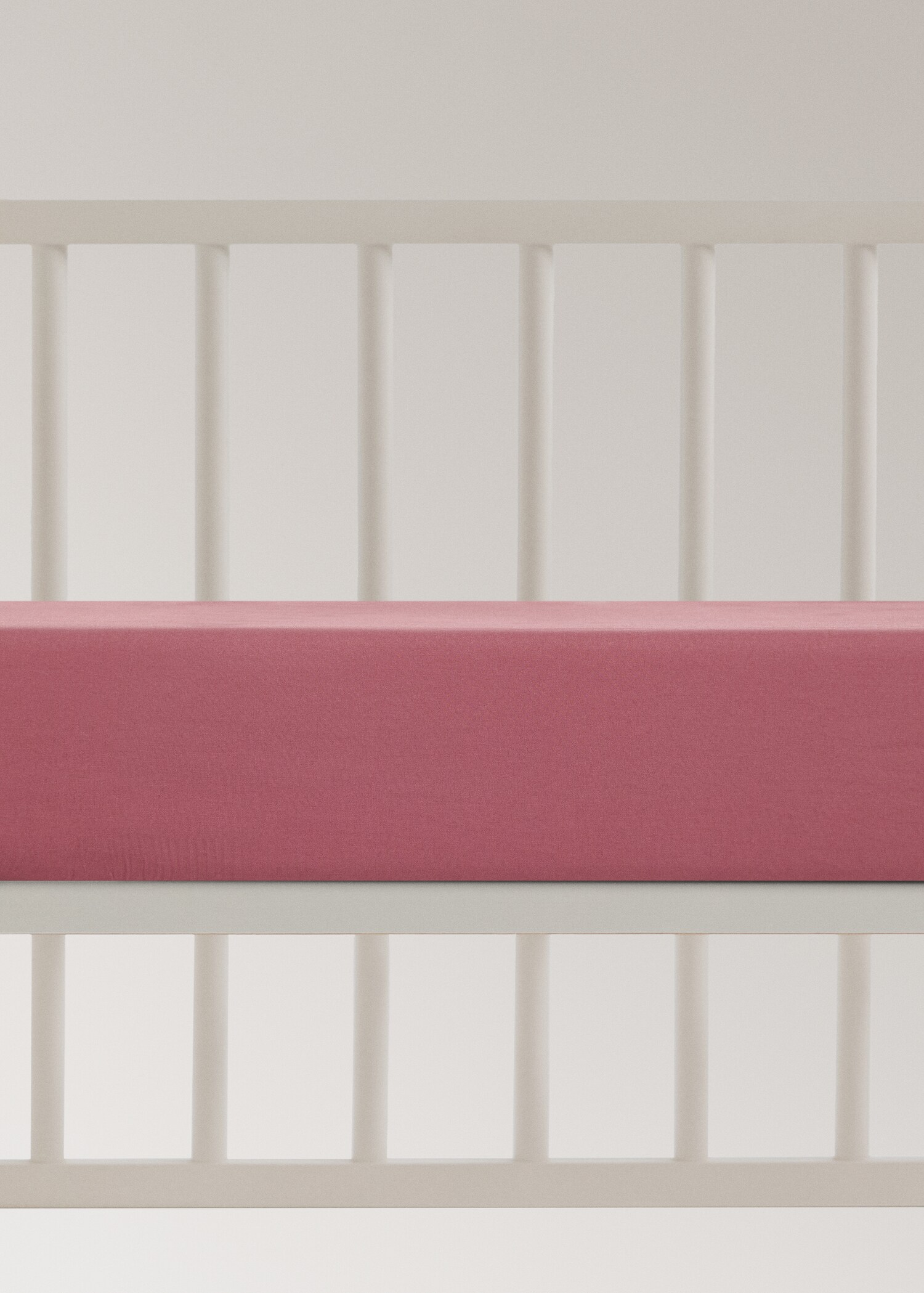 Percale cotton fitted sheet for cot - Article without model