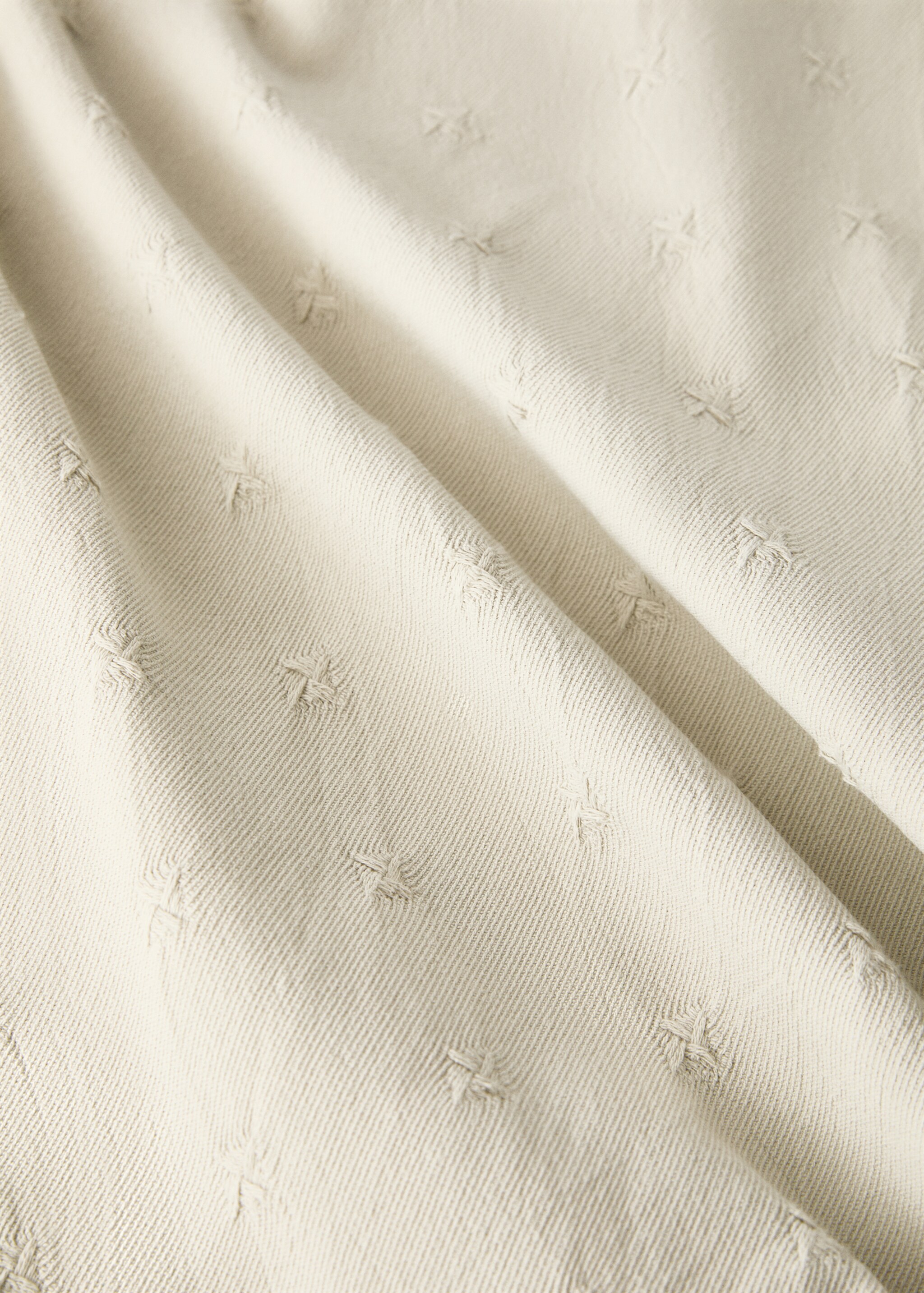 Colcha infantil algodón jacquard cama 90/105 cm - Detalle del artículo 1, Verde pastel. Ref: 17071547-00.