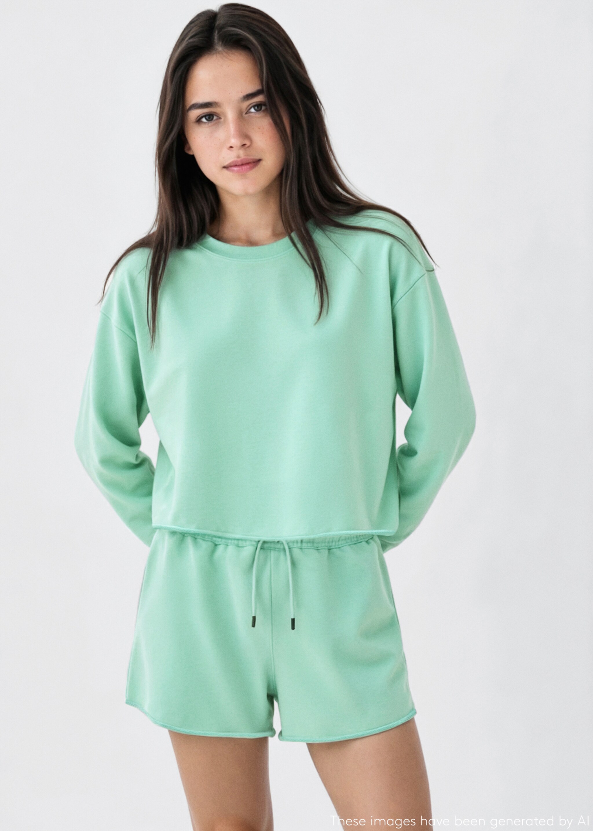 Sweatshirt with seamless finish - Medium plane