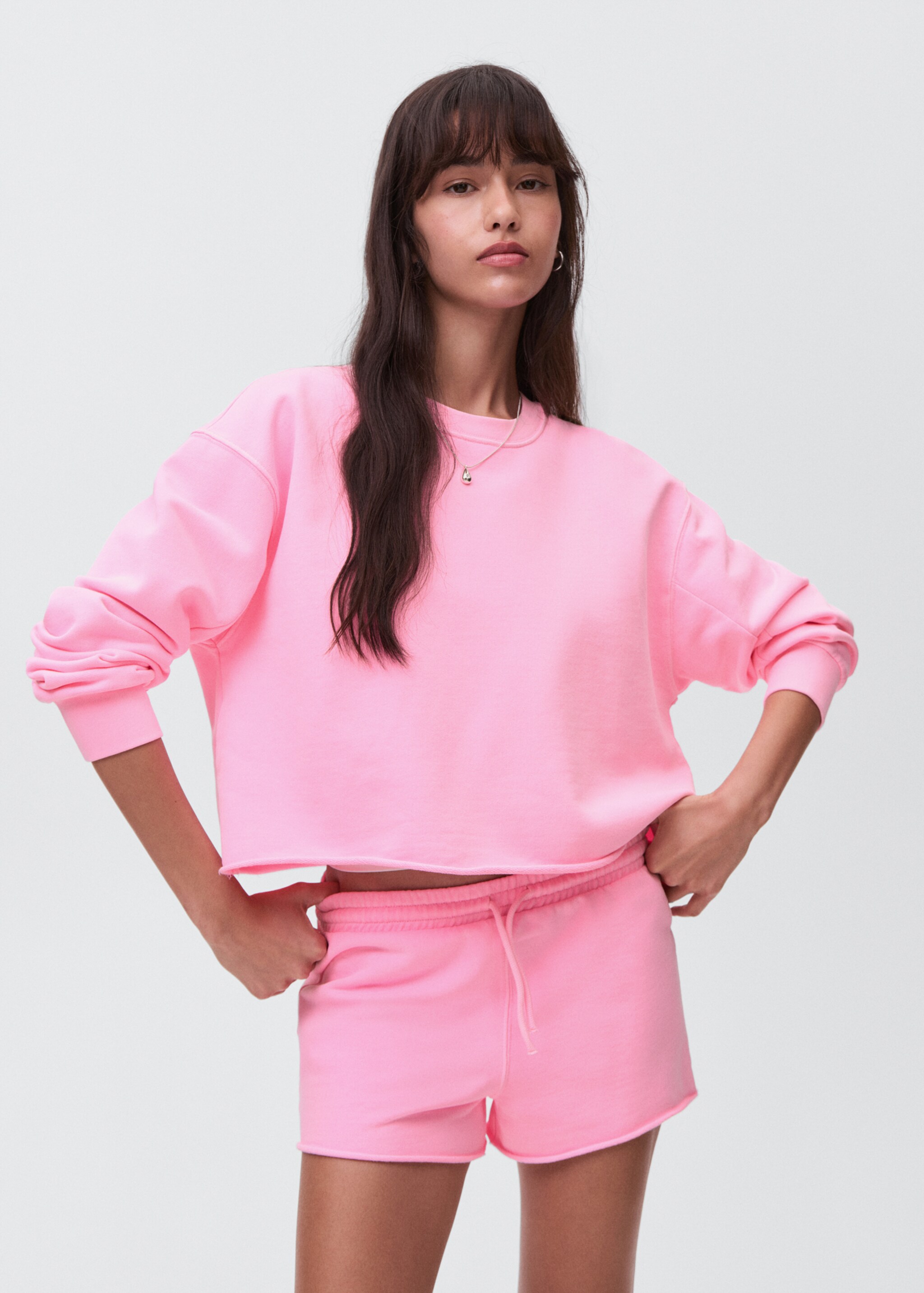 Sweatshirt with seamless finish - Medium plane