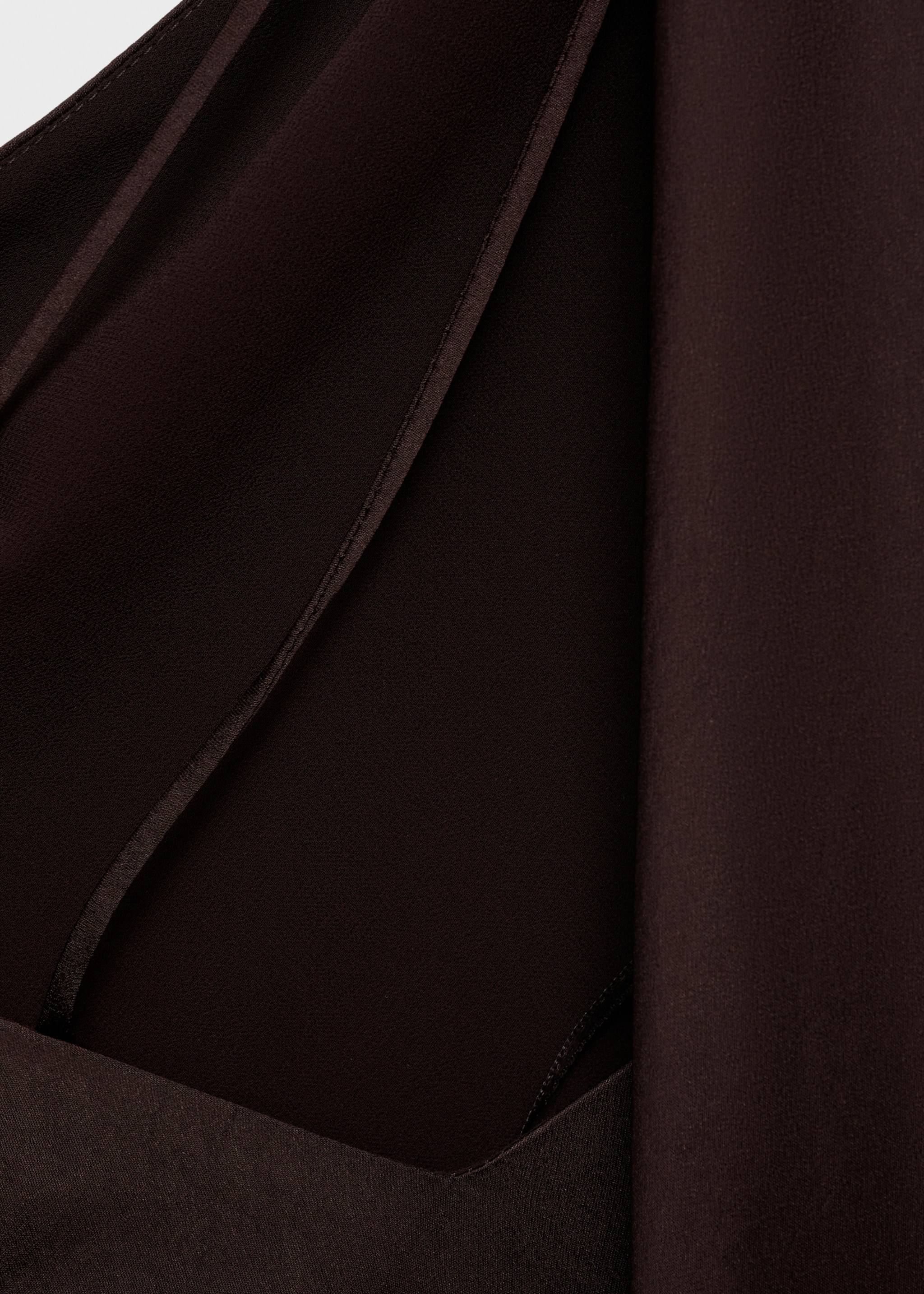 Asymmetrical satin dress - Details of the article 8