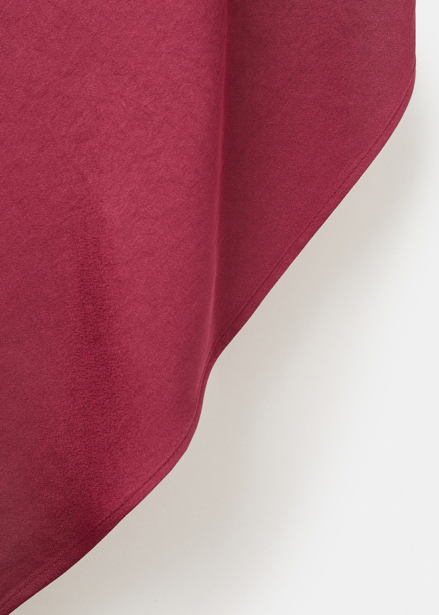 Asymmetrical satin dress - Details of the article 0