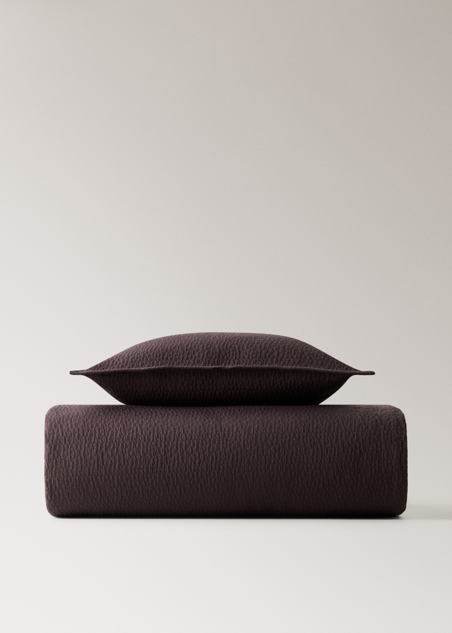 Garment-dyed cotton bed cushion cover texture 20x20 inches - Details of the article 5