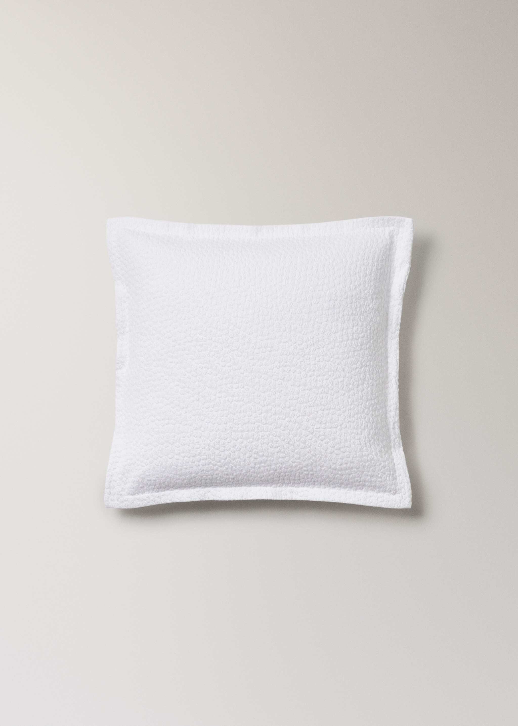 Kissenhülle Bett Baumwolle Jacquard Textur 50x50 cm - Artikel ohne Model