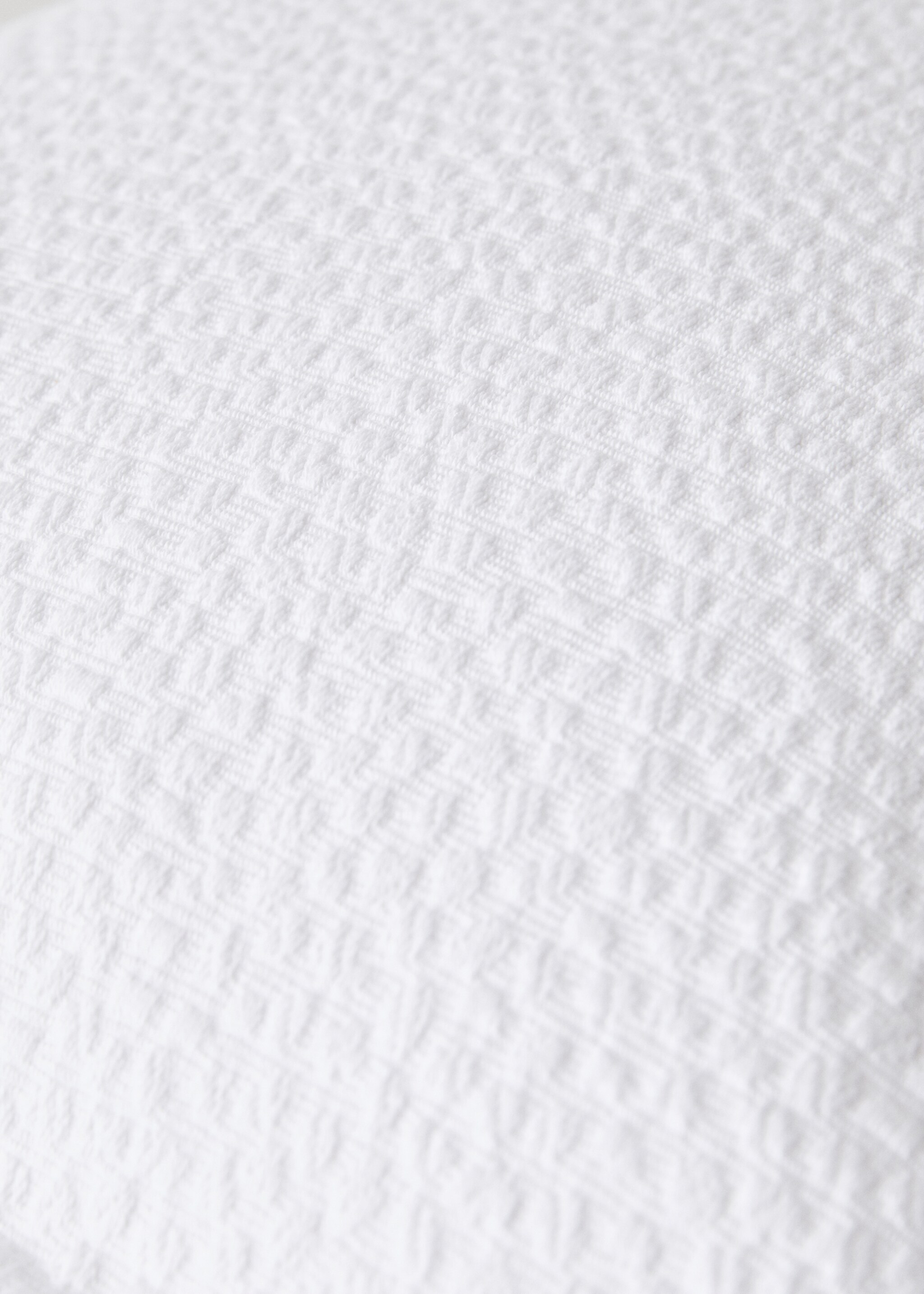Kissenhülle Bett Baumwolle Jacquard Textur 50x50 cm - Detail des Artikels 4