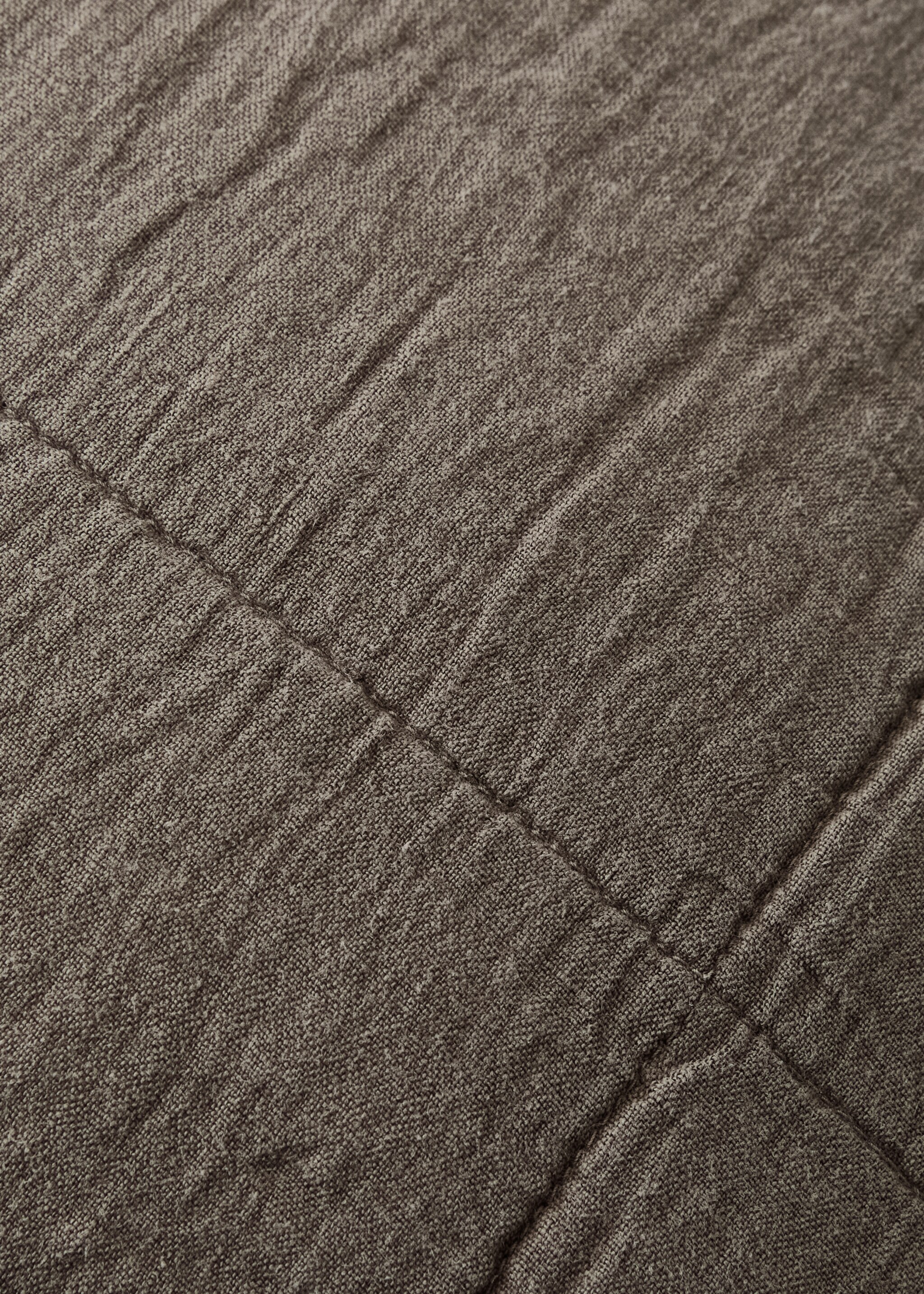 Kuddfordral i tvättat linne stora rutor 50x50 cm - Detaljer om artikeln 3