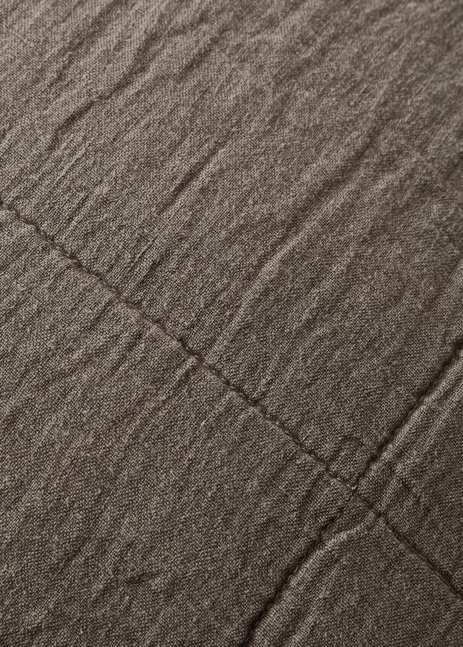 Kuddfordral i tvättat linne stora rutor 50x50 cm - Detaljer om artikeln 3