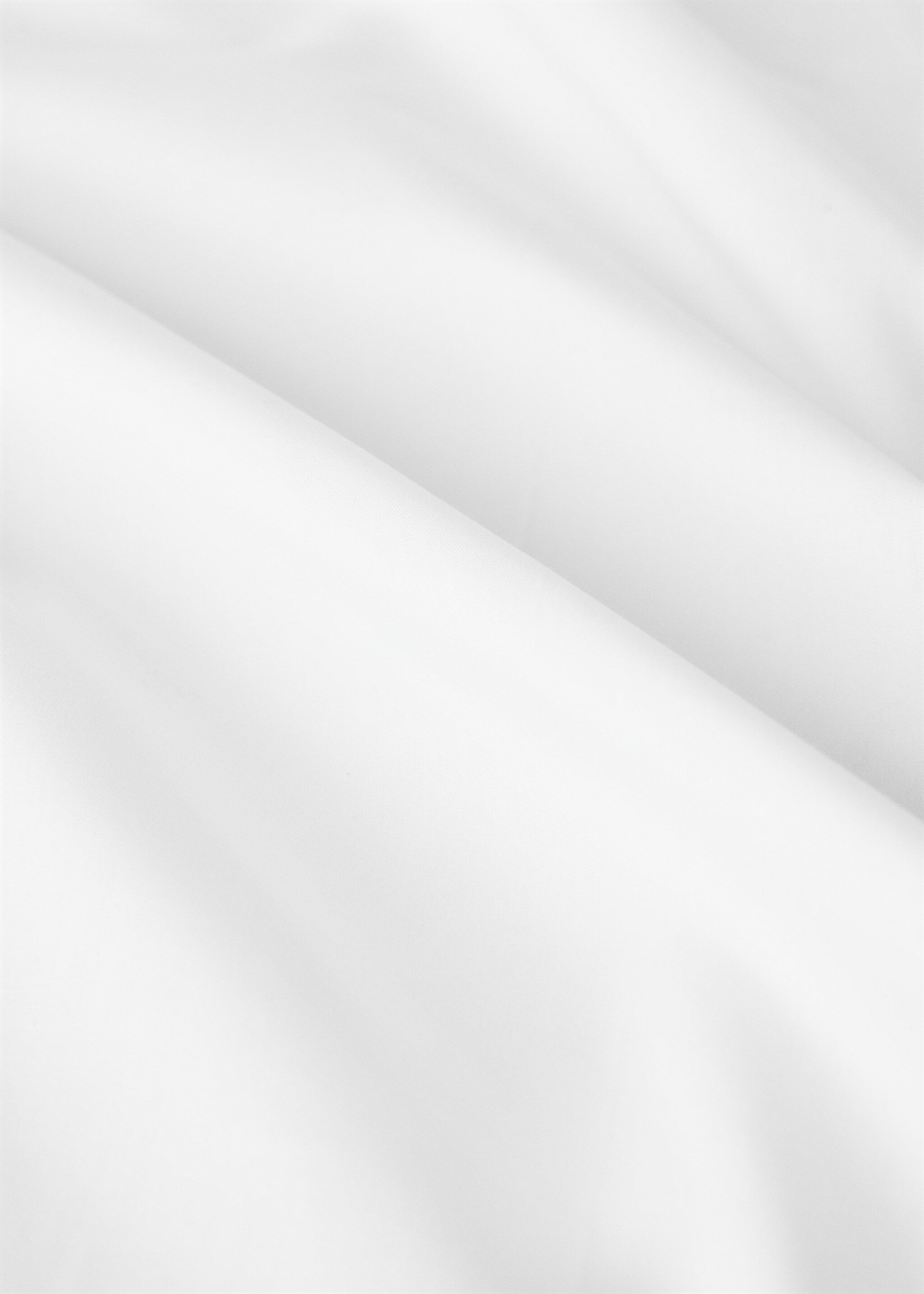 Cotton percale top sheet with picueta detail for cot - Details of the article 2