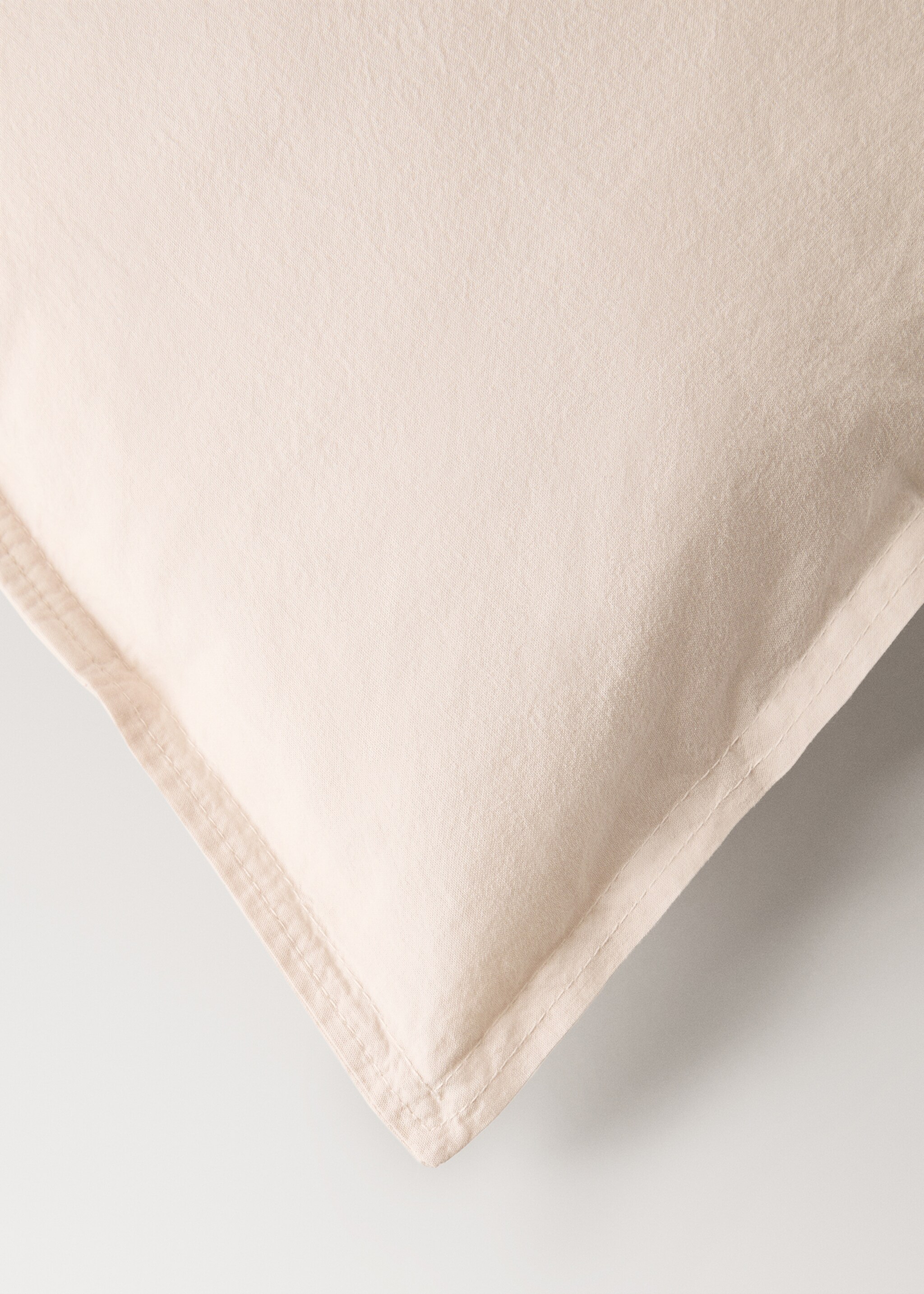 Housse de couette berceau en coton lavé double surpiqûre - Détail de l'article 3